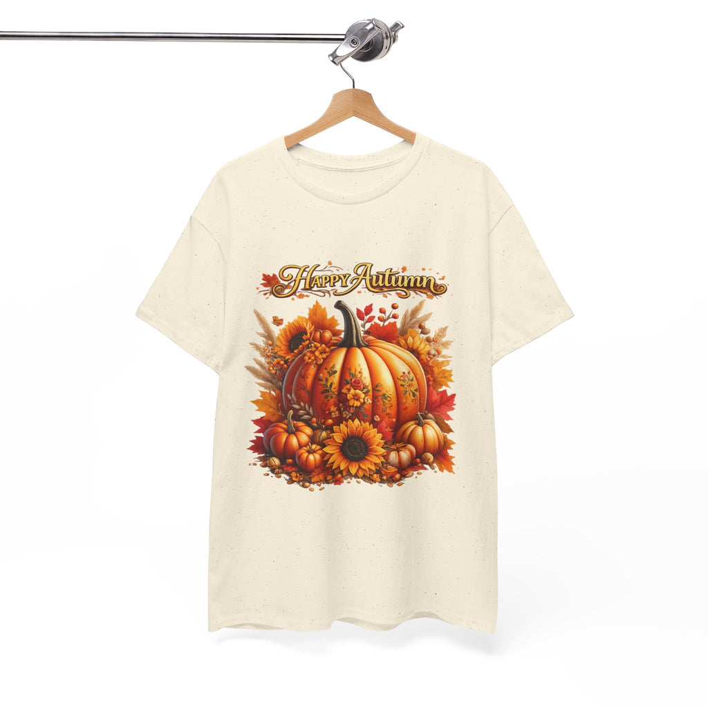 Autumn Pumpkin Tee – "Happy Autumn" Fall Harvest T-Shirt