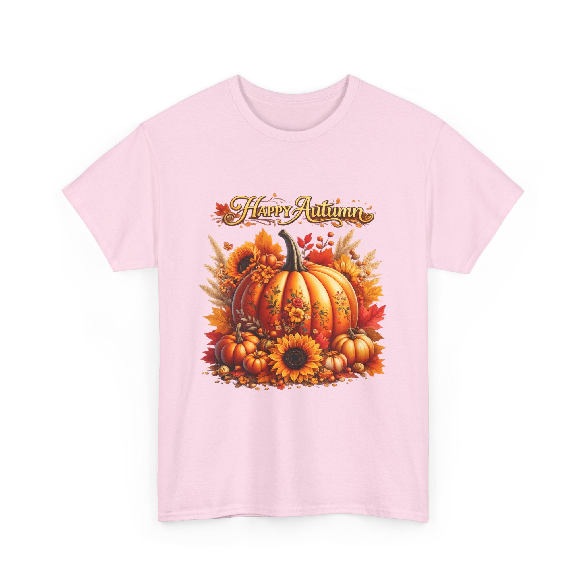 Autumn Pumpkin Tee – "Happy Autumn" Fall Harvest T-Shirt