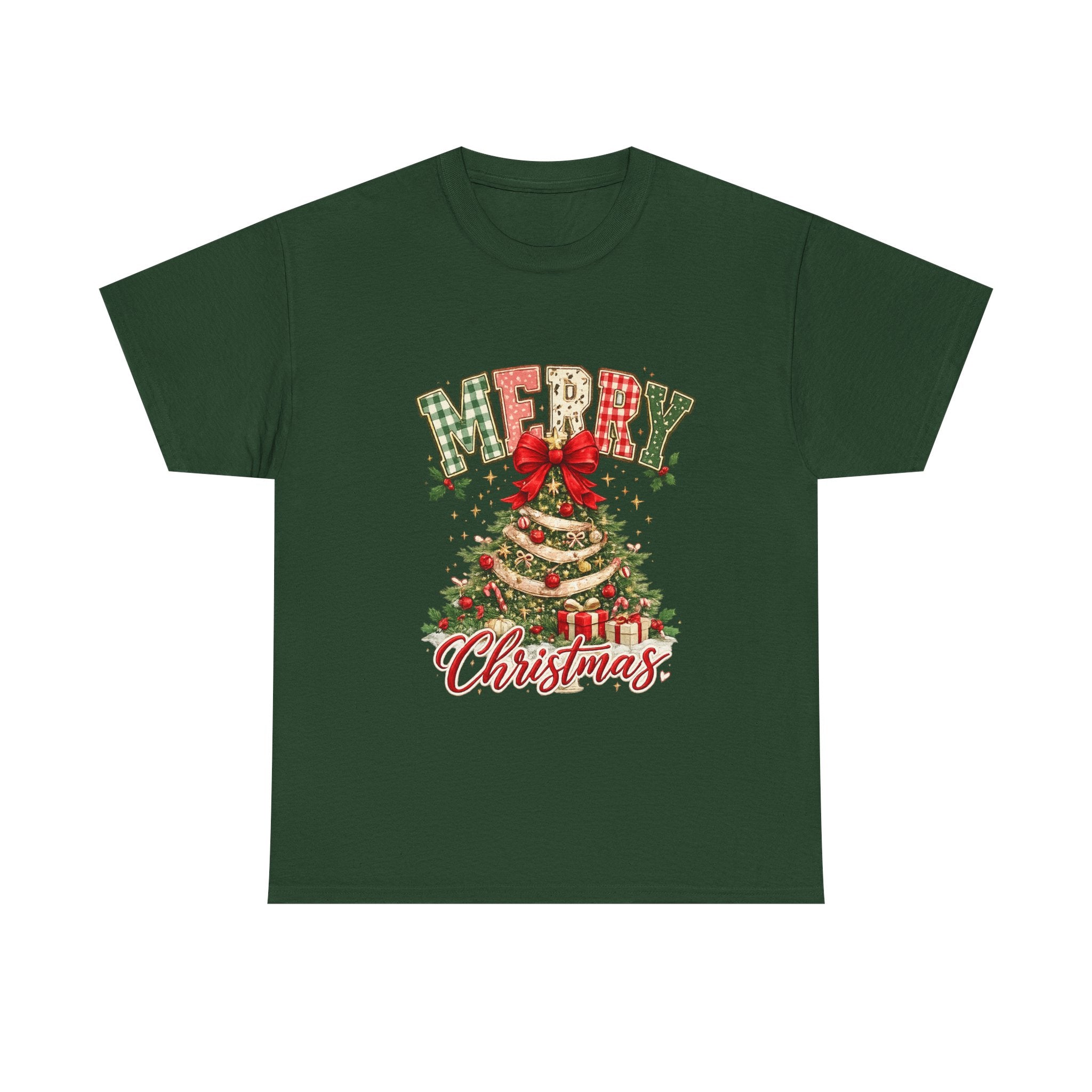 "Merry Christmas" T-Shirts Christmas tree tee