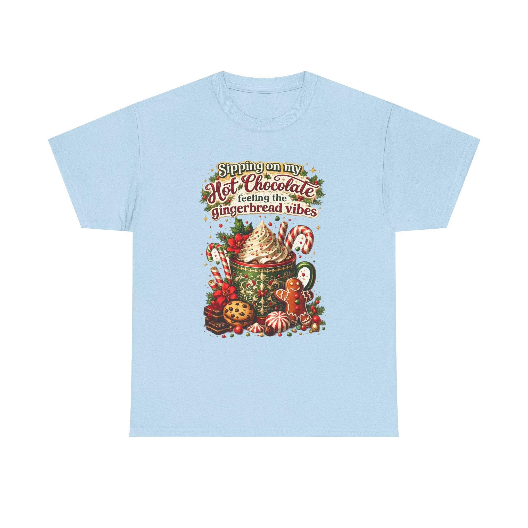 Hot Chocolate & Gingerbread Holiday T-Shirt