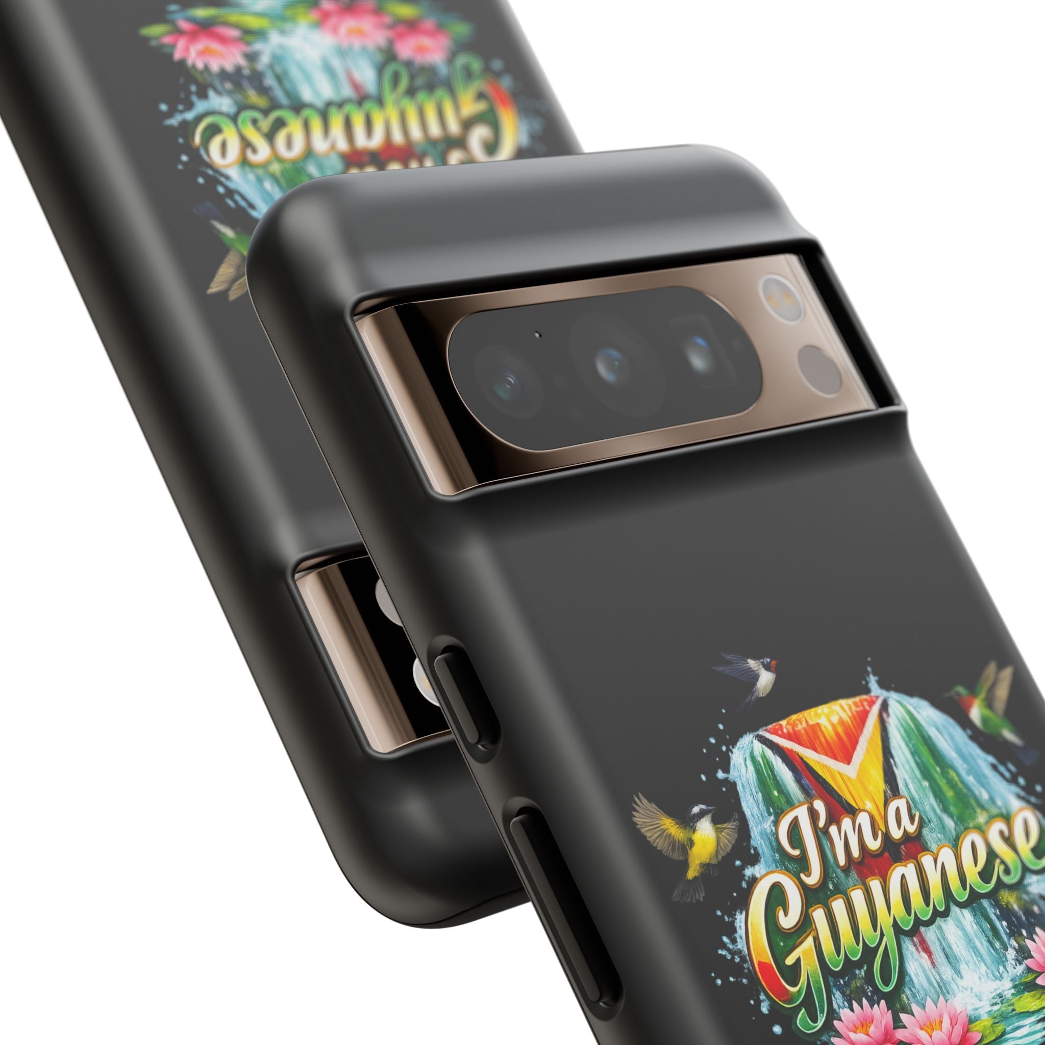 I'm a Guyanese Tough Phone Case — Tropical Waterfall Design, Guyana Pride Gift
