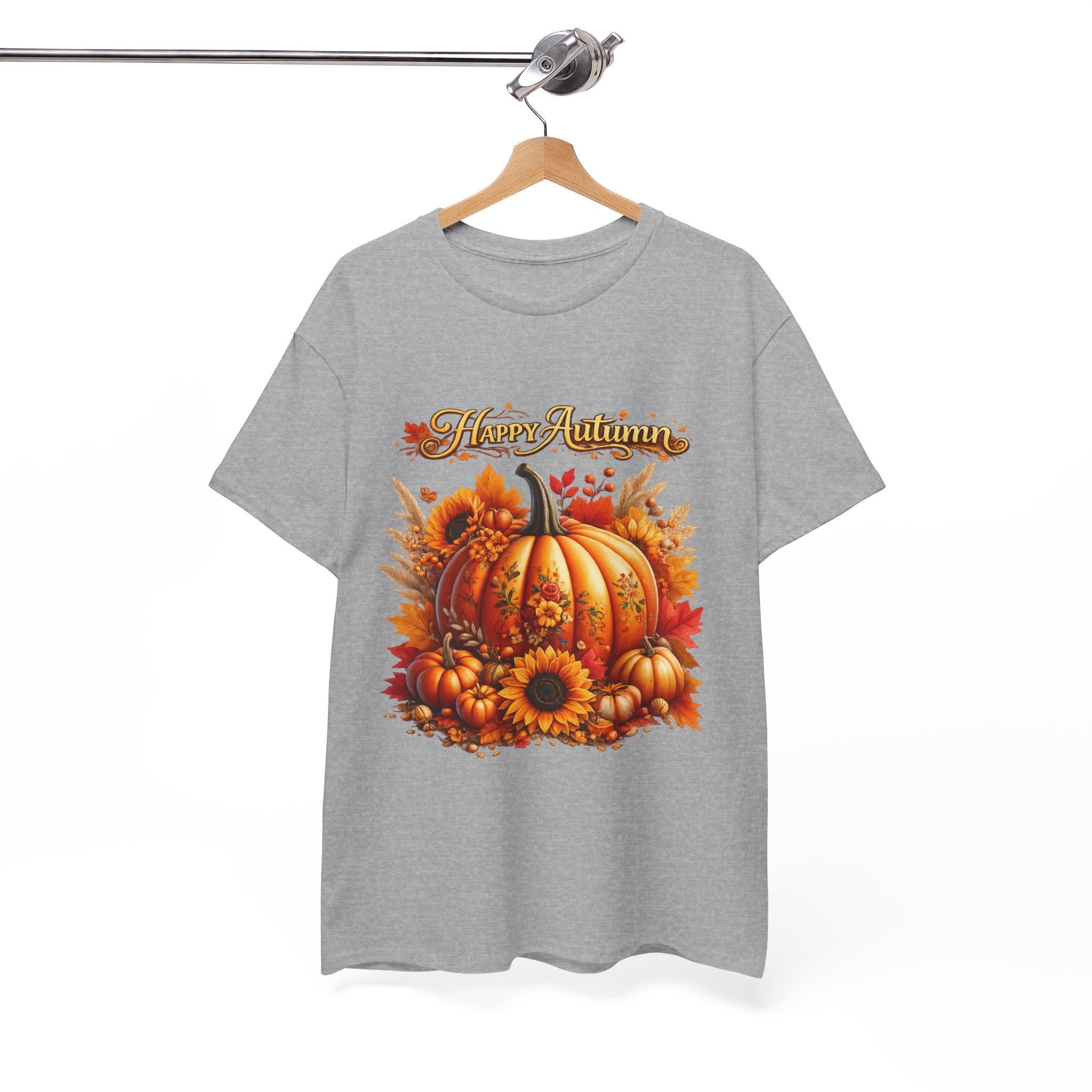 Autumn Pumpkin Tee – "Happy Autumn" Fall Harvest T-Shirt