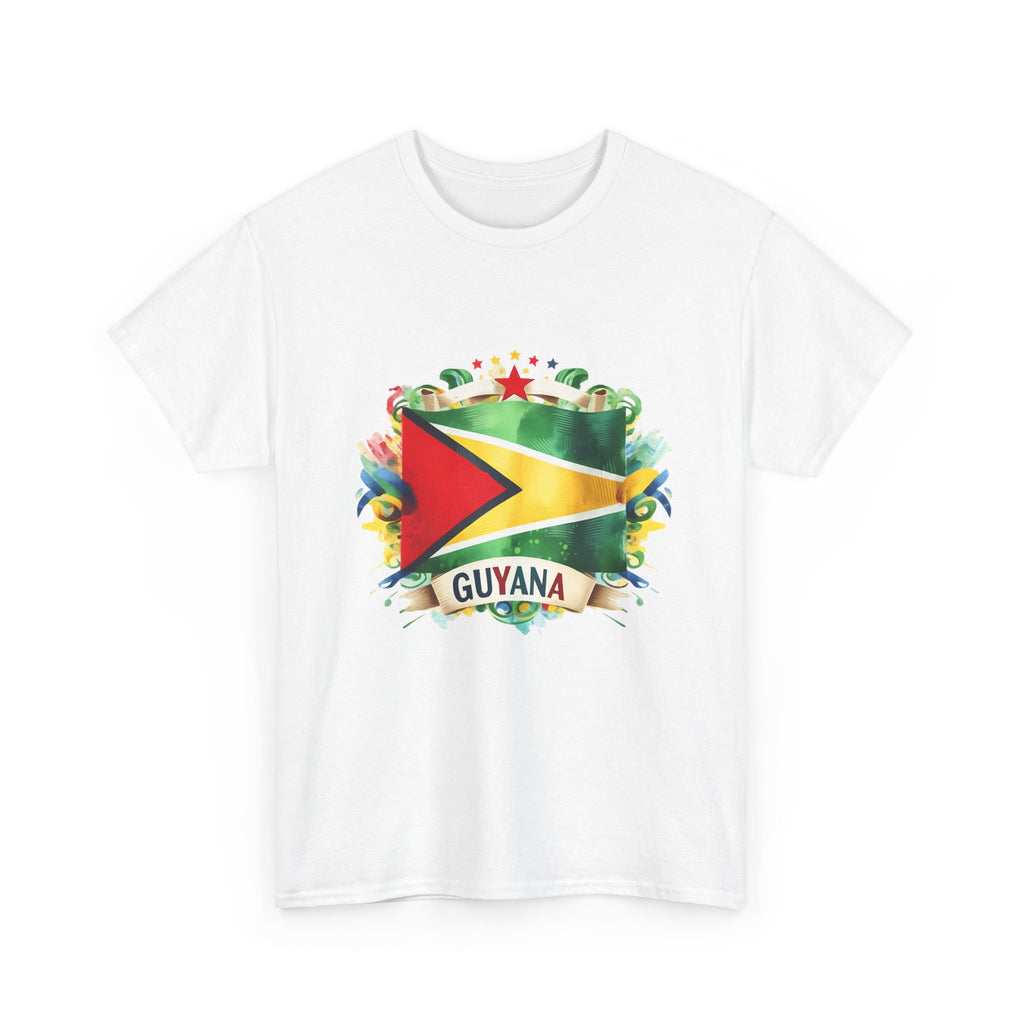 Guyana Day t-shirts  - GuyanaFlag T-Shirt - Vibrant Guyanese Pride Tee