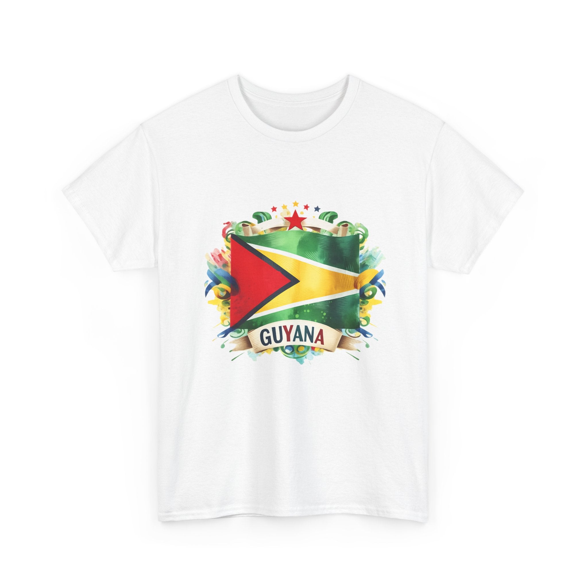 Guyana Day t-shirts  - GuyanaFlag T-Shirt - Vibrant Guyanese Pride Tee