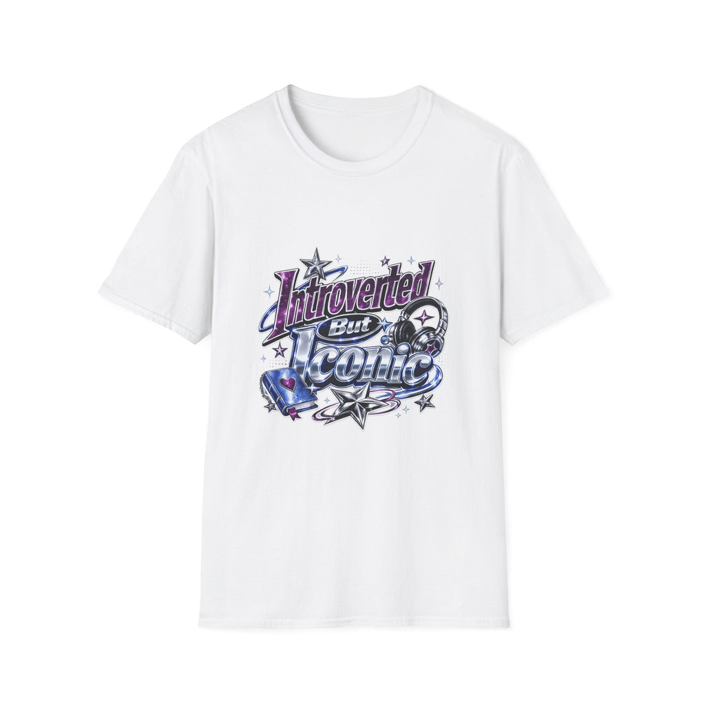 Introverted But Iconic T-Shirt – Retro Star Graphic Tee for Quiet Confidence