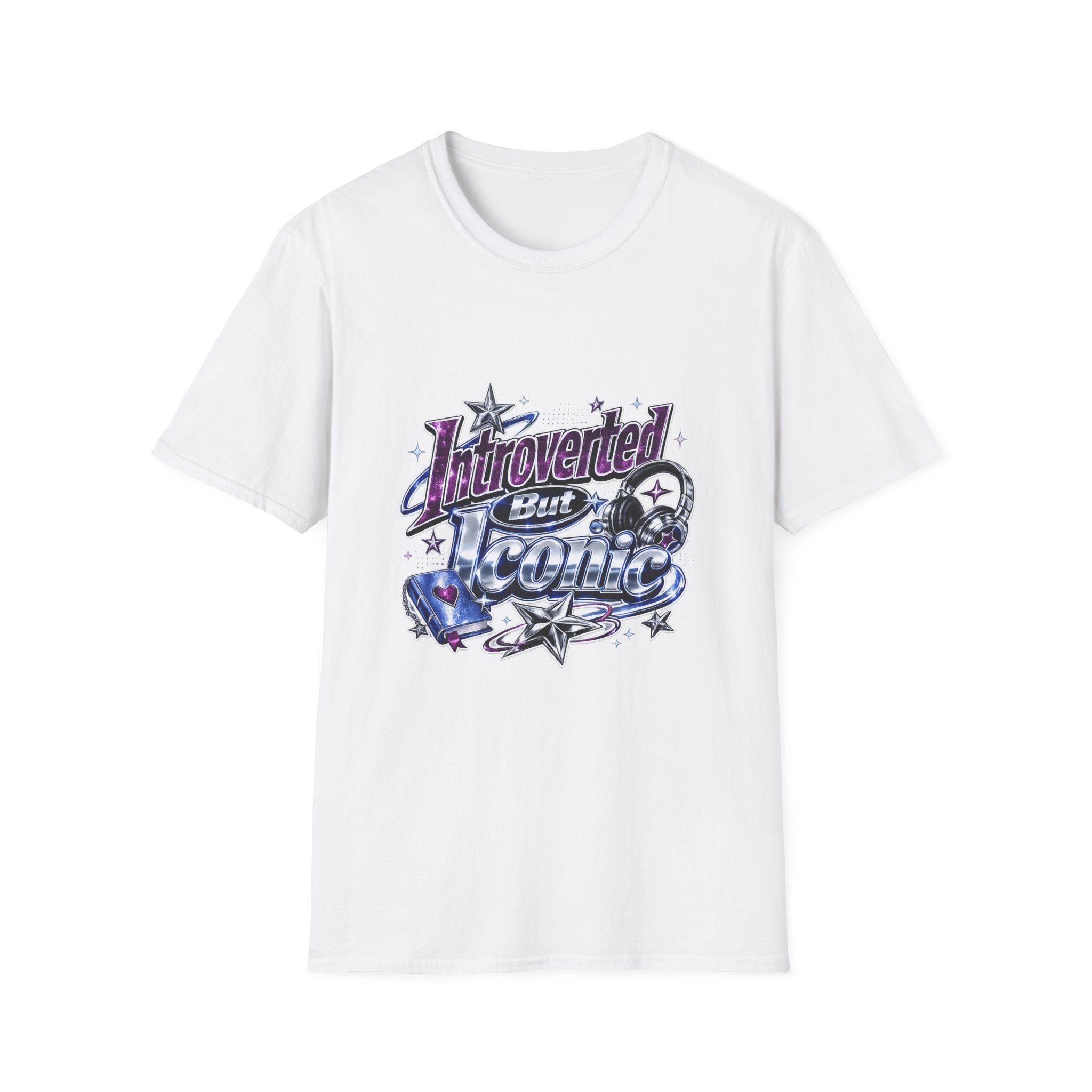 Introverted But Iconic T-Shirt – Retro Star Graphic Tee for Quiet Confidence