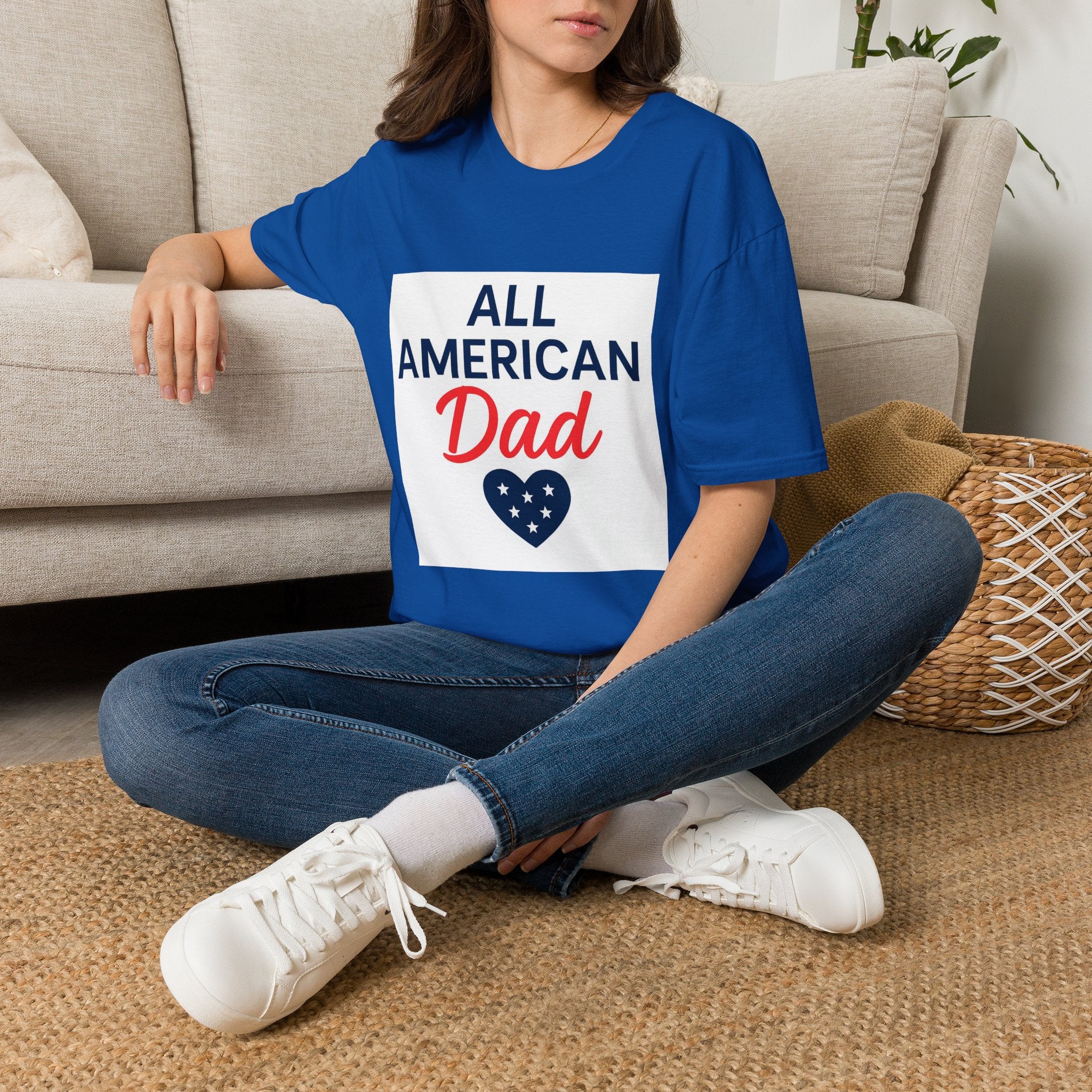 All American Dad T-Shirt — Patriotic Father's Day Tee