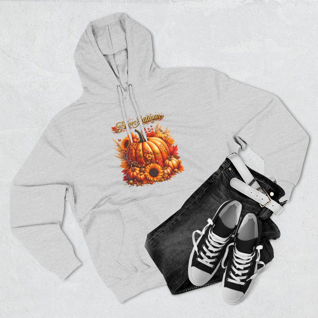 Autumn  - Fall Pumpkin Hoodie - Harvest Sunflower Fall Sweatshirt