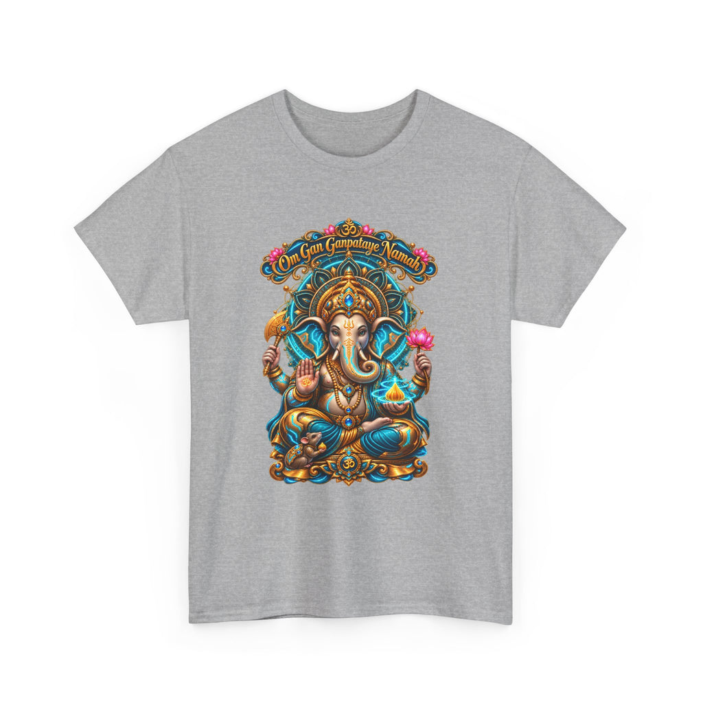 Ganesha Guardian Tee — Colorful Indian Elephant Deity T-Shirt