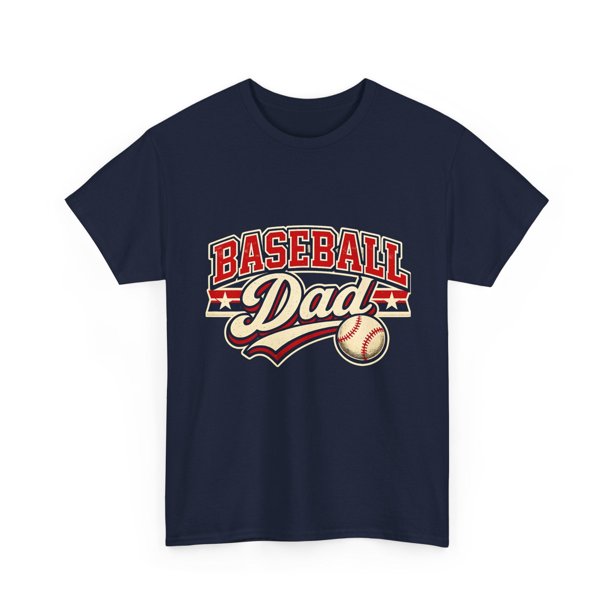 Baseball Dad T-Shirt — Vintage Baseball Dad Tee for Fathers, Father’s Day Gift