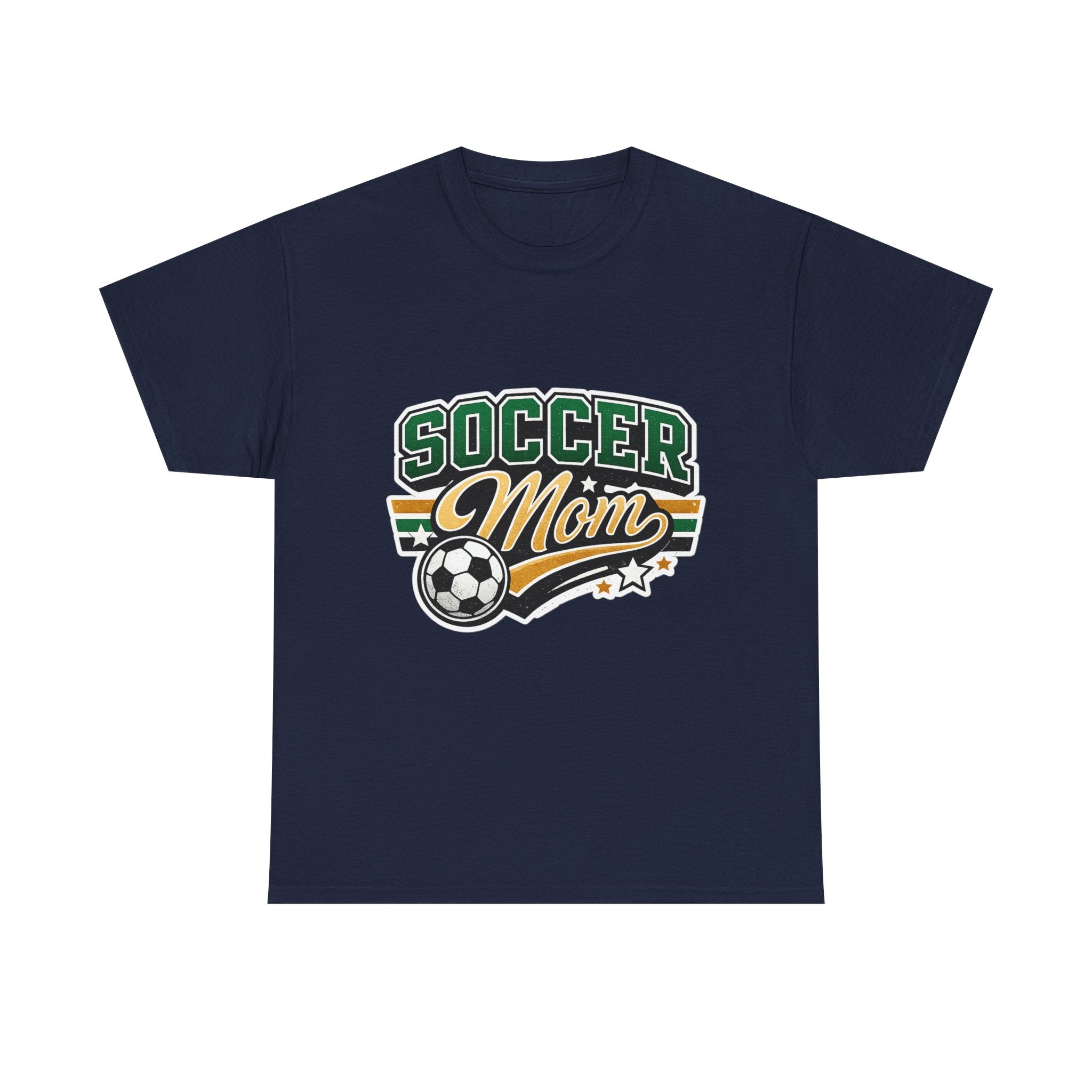 Soccer Mom T-Shirt — Retro Soccer Ball Graphic Tee for Moms, Team Support & Game Day