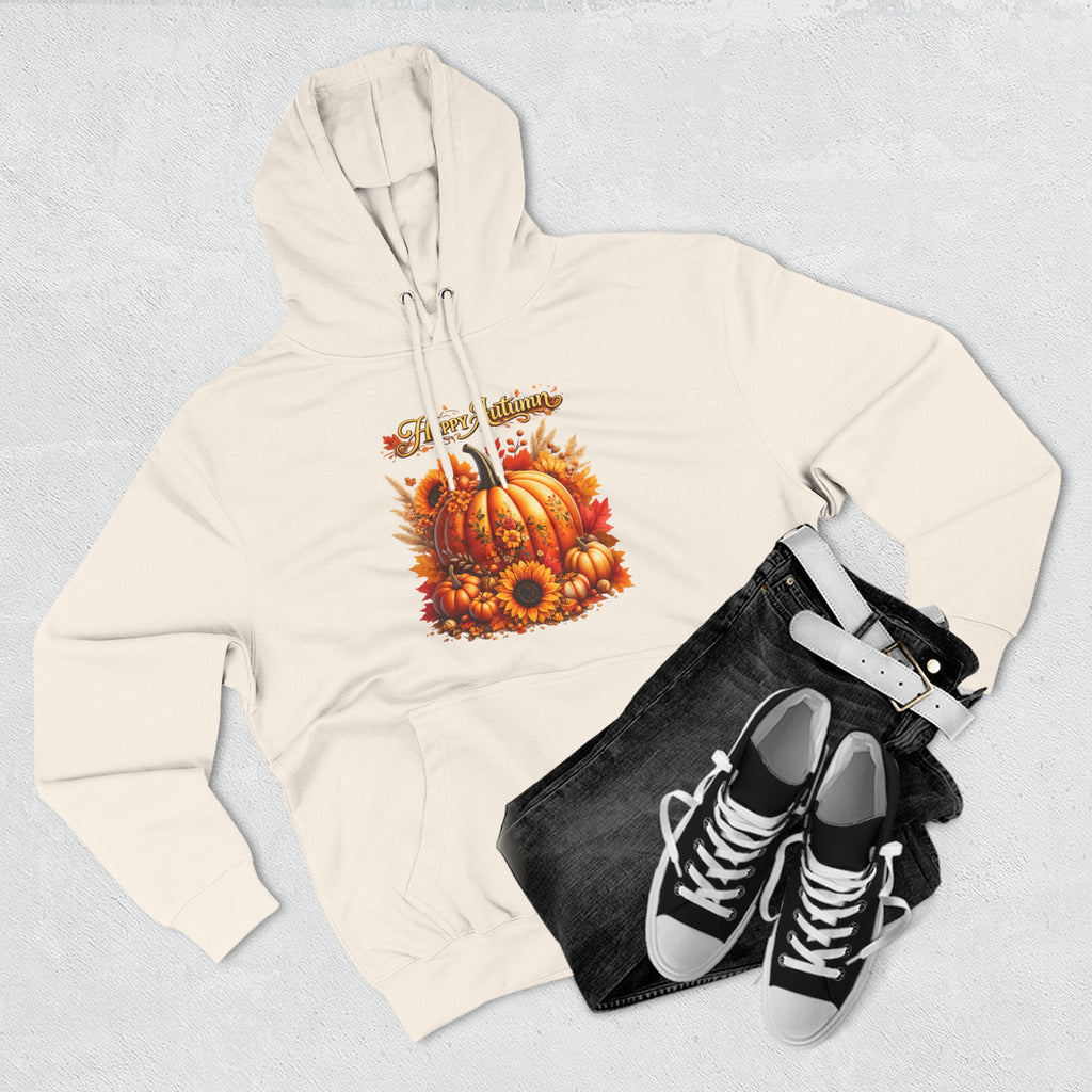 Autumn  - Fall Pumpkin Hoodie - Harvest Sunflower Fall Sweatshirt