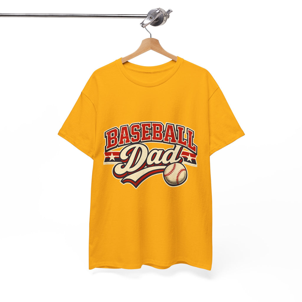 Baseball Dad T-Shirt — Vintage Baseball Dad Tee for Fathers, Father’s Day Gift
