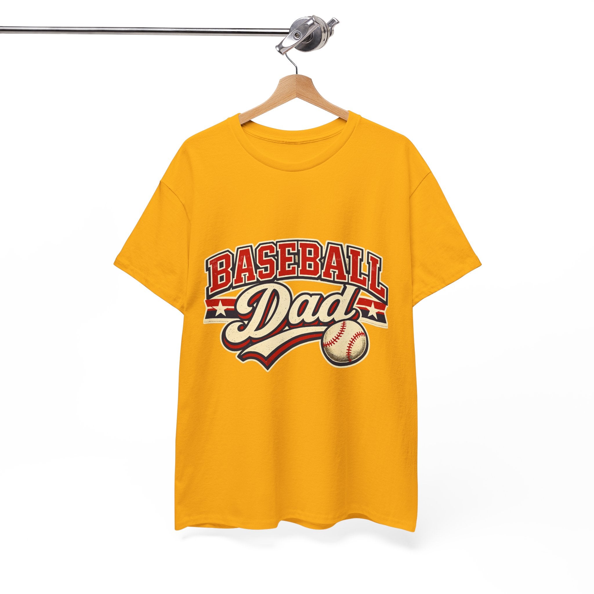 Baseball Dad T-Shirt — Vintage Baseball Dad Tee for Fathers, Father’s Day Gift