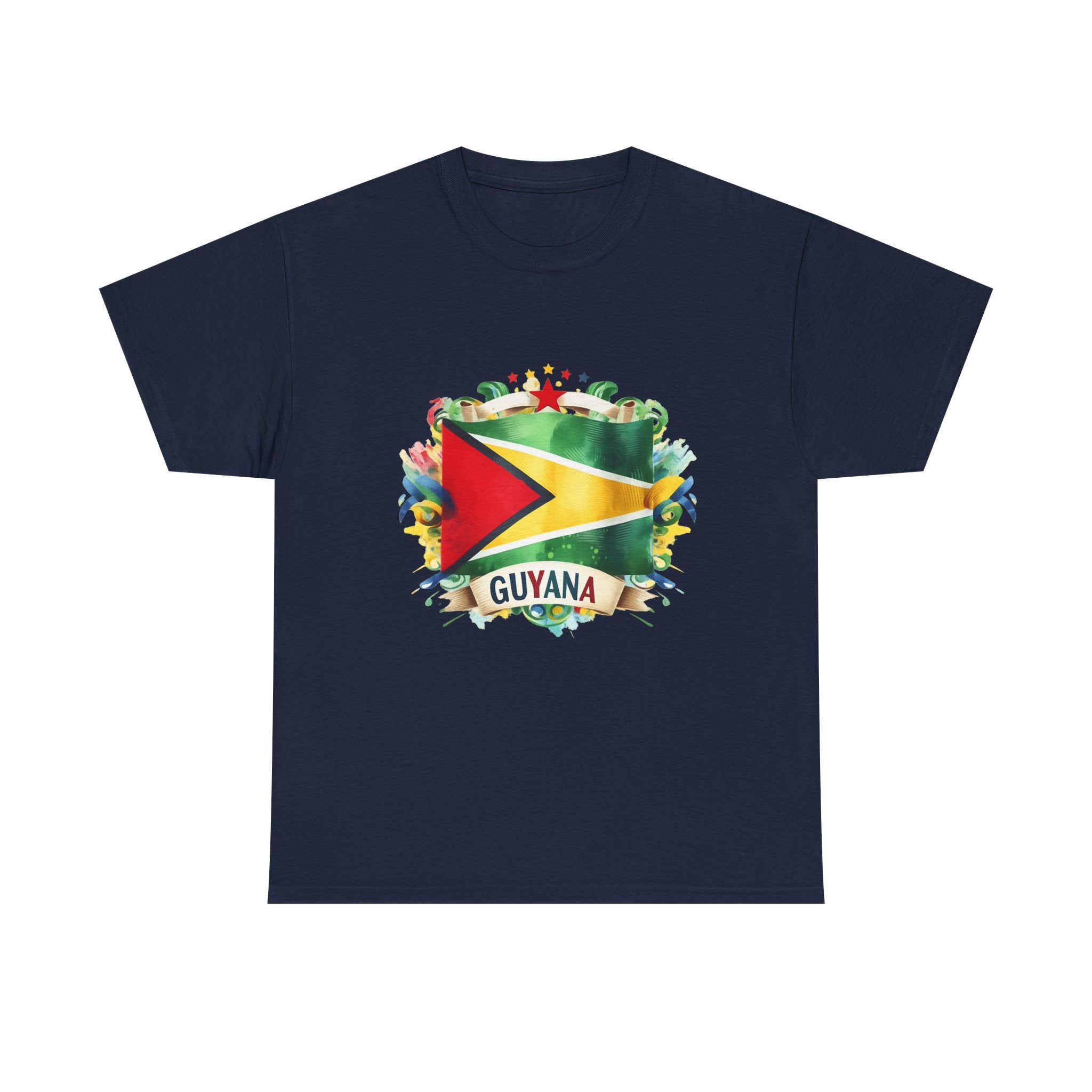 Guyana Day t-shirts  - GuyanaFlag T-Shirt - Vibrant Guyanese Pride Tee