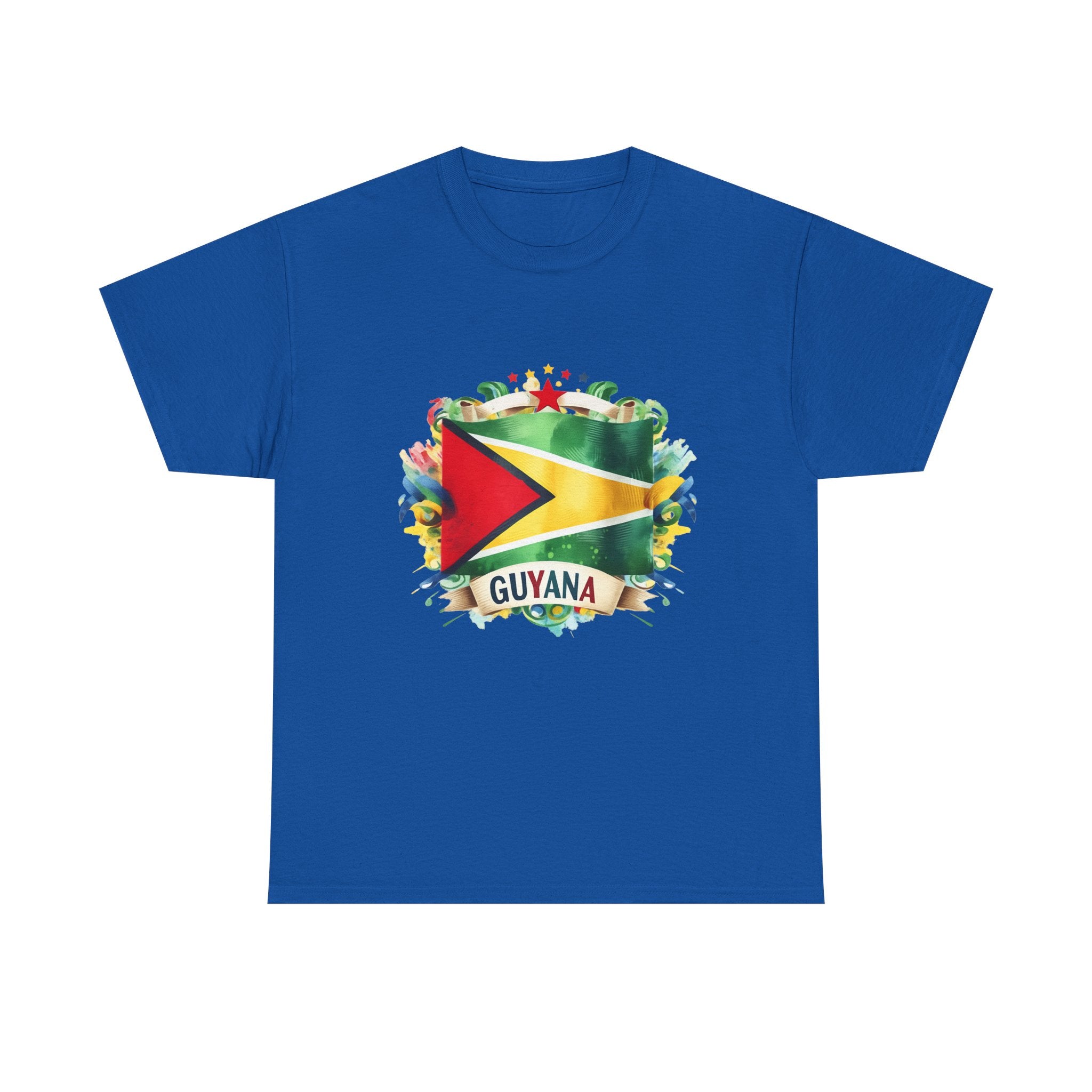 Guyana Day t-shirts  - GuyanaFlag T-Shirt - Vibrant Guyanese Pride Tee