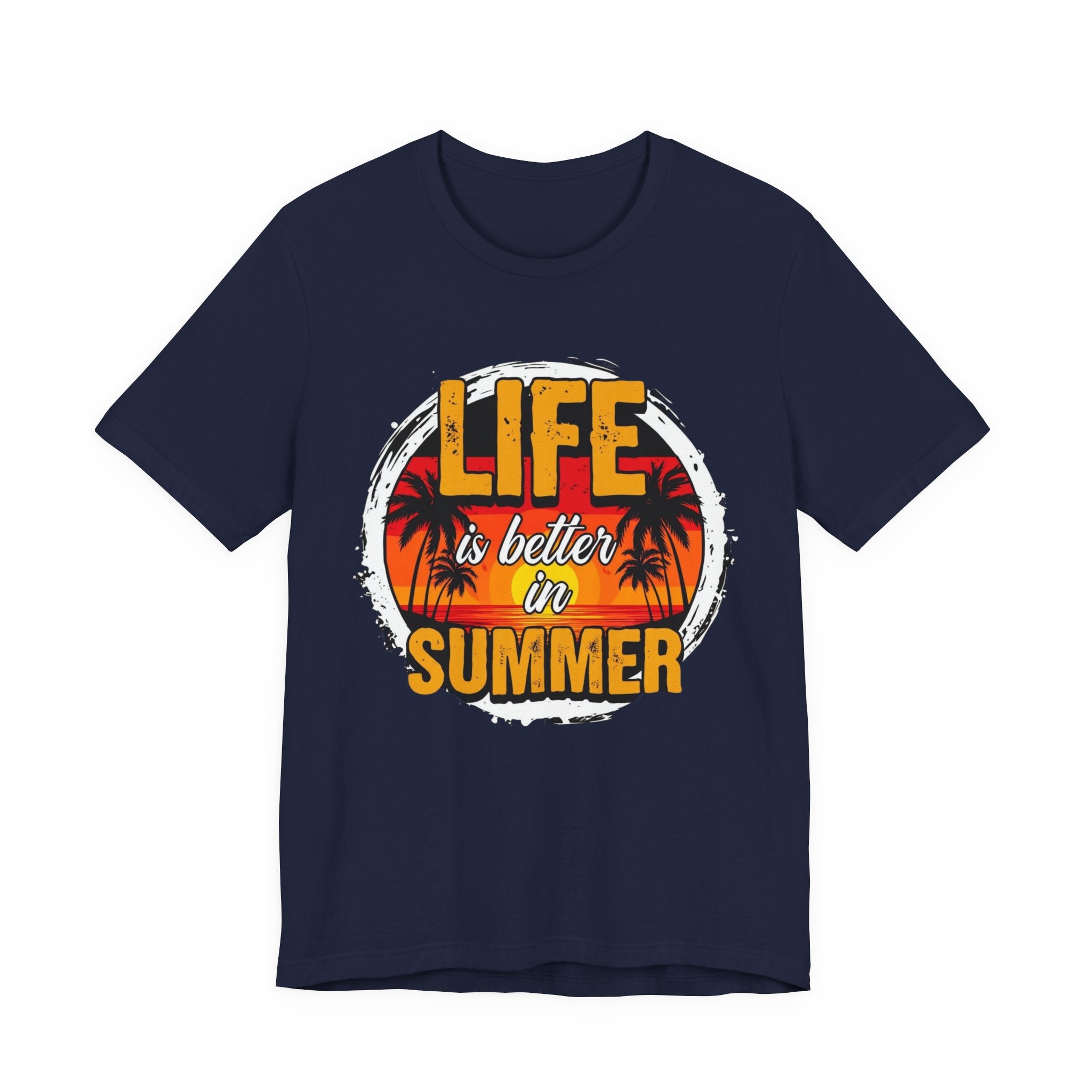 Summer Vibes Tee — "Life Is Better In Summer" Sunset Beach T‑Shirt
