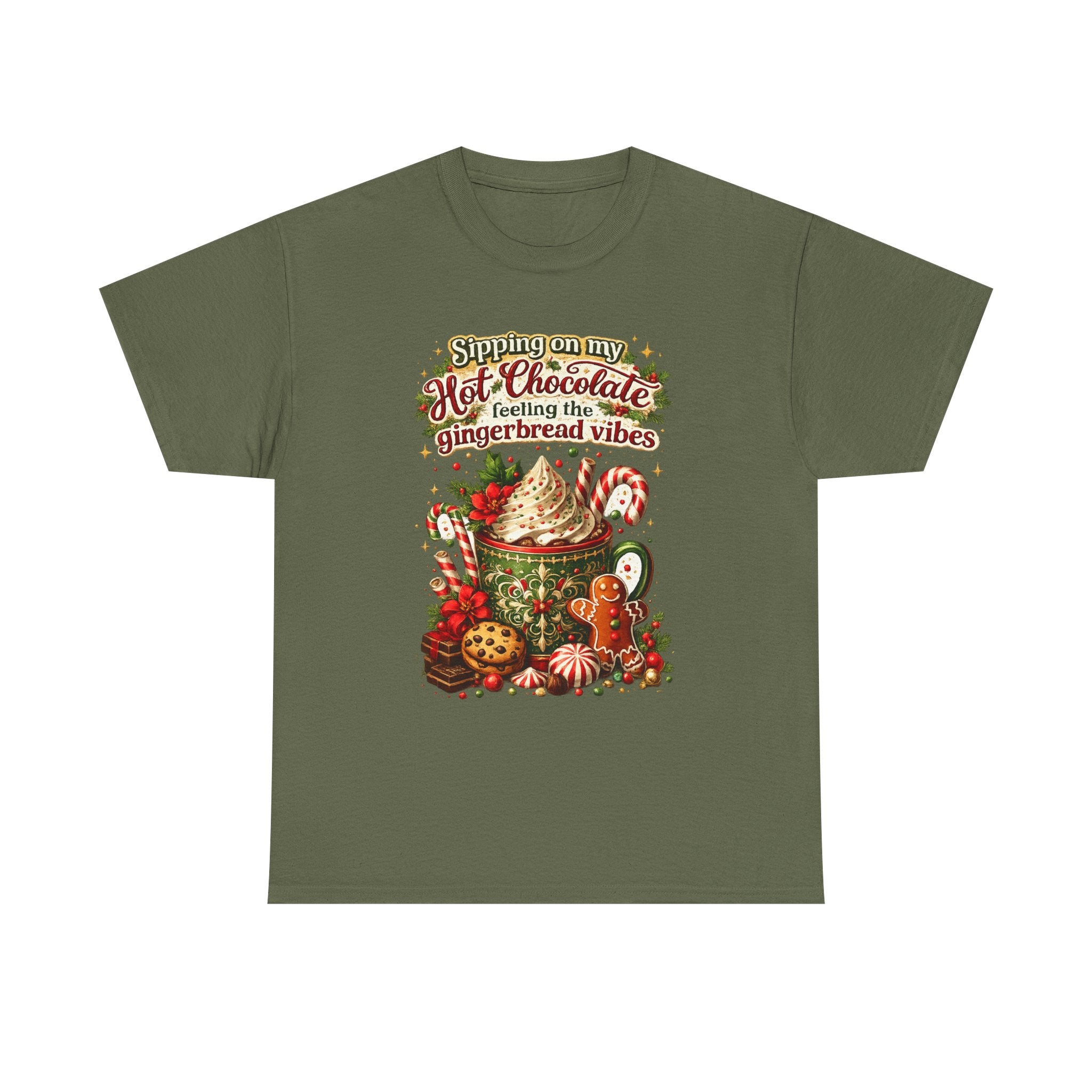 Hot Chocolate & Gingerbread Holiday T-Shirt