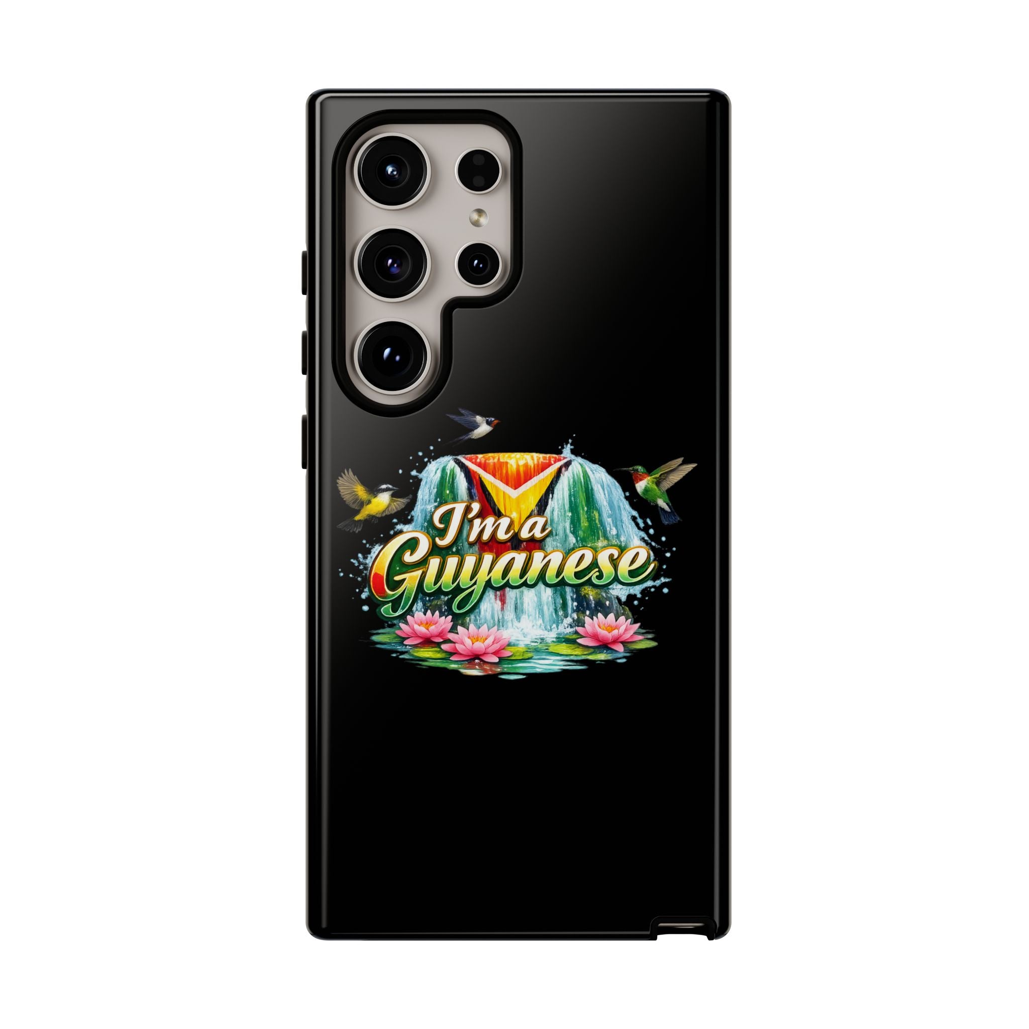 I'm a Guyanese Tough Phone Case — Tropical Waterfall Design, Guyana Pride Gift