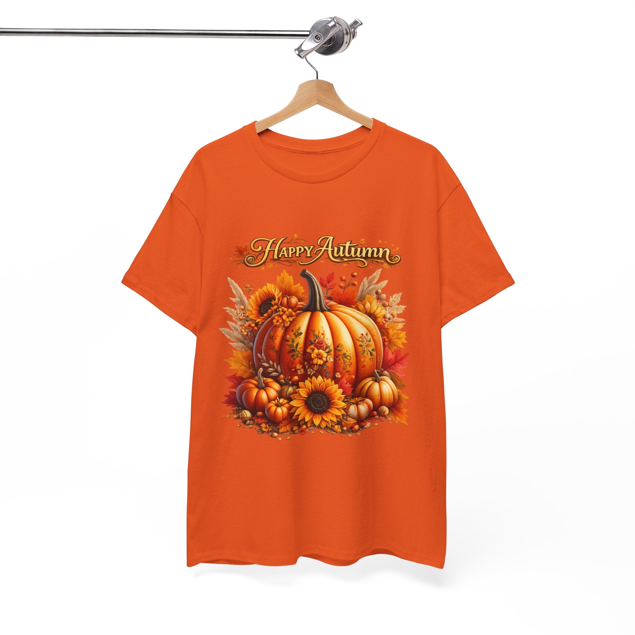 Autumn Pumpkin Tee – "Happy Autumn" Fall Harvest T-Shirt