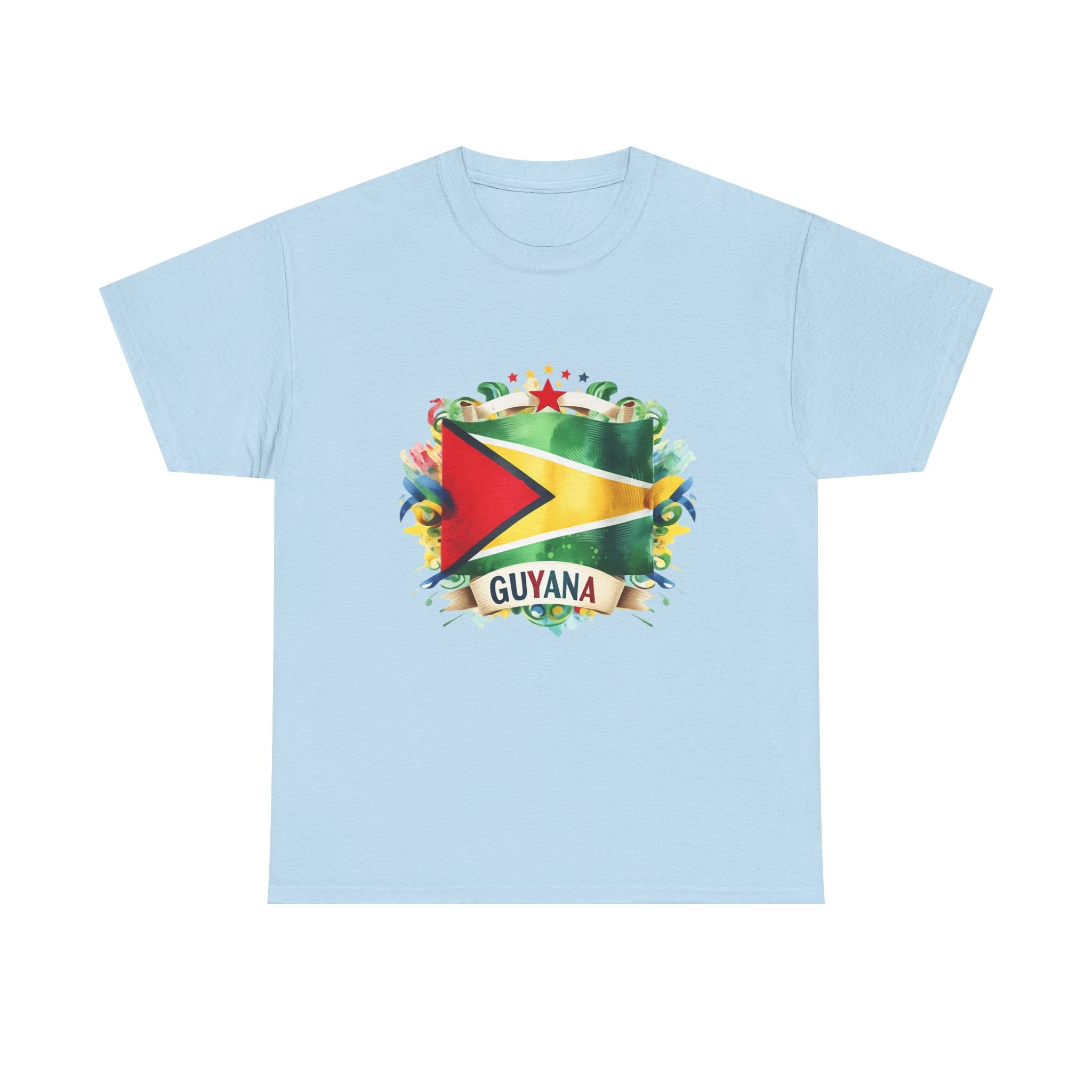 Guyana Day t-shirts  - GuyanaFlag T-Shirt - Vibrant Guyanese Pride Tee