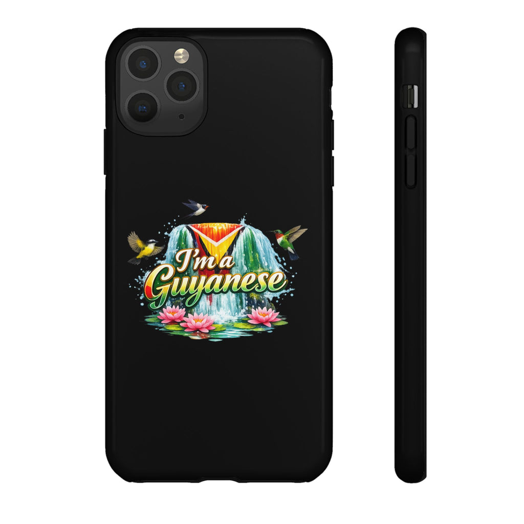 I'm a Guyanese Tough Phone Case — Tropical Waterfall Design, Guyana Pride Gift