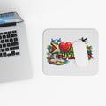 I Love Guyana Mouse Pad — Colorful Tropical Desk Mat with Parrots & Toucan