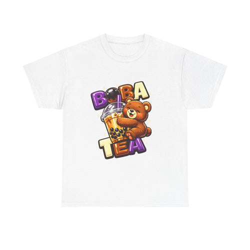 Boba Tea Bear T-Shirt – Cute Bubble Tea Graphic Tee