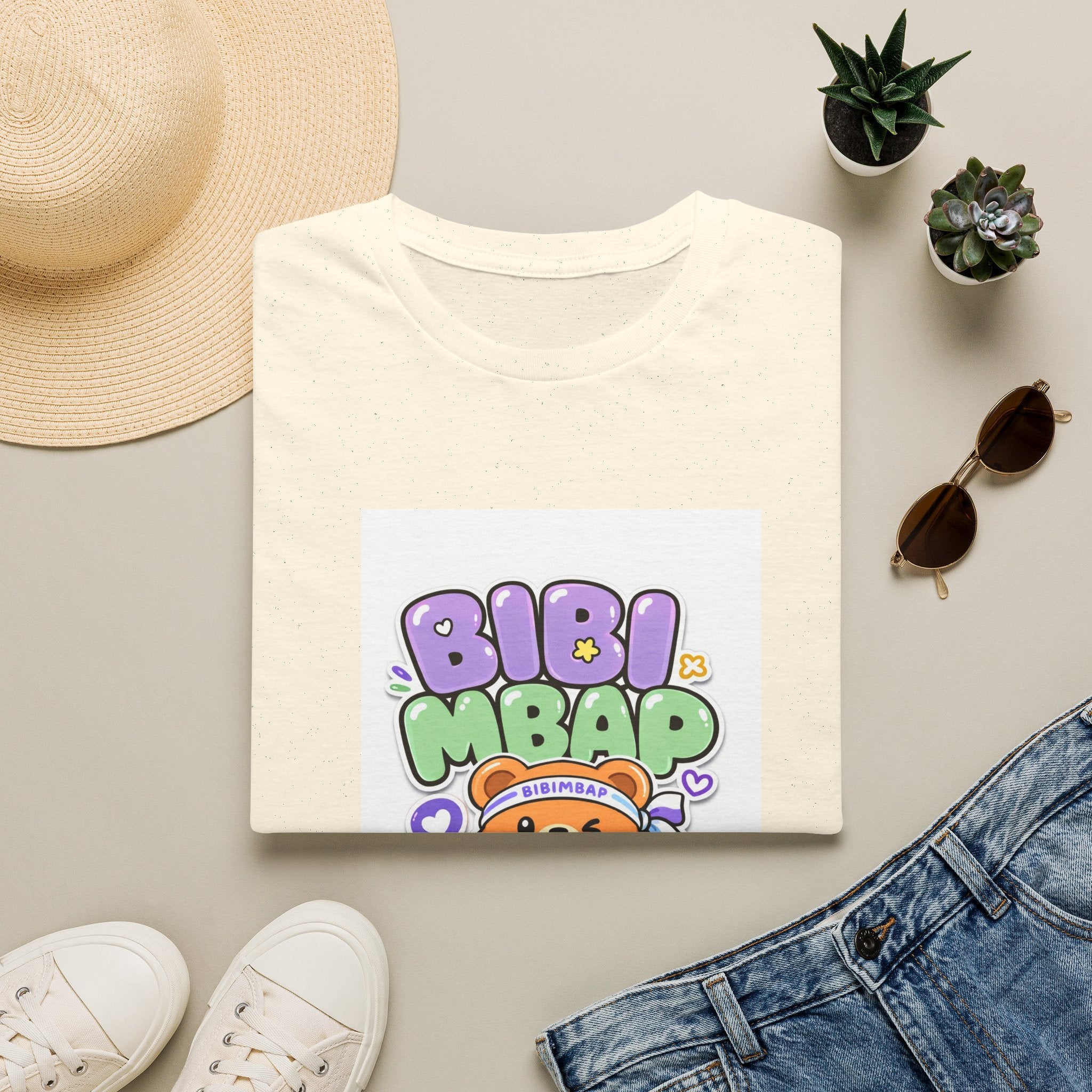 Bibi Mbap Cute Ramen T-Shirt — Kawaii Bowl Graphic Tee