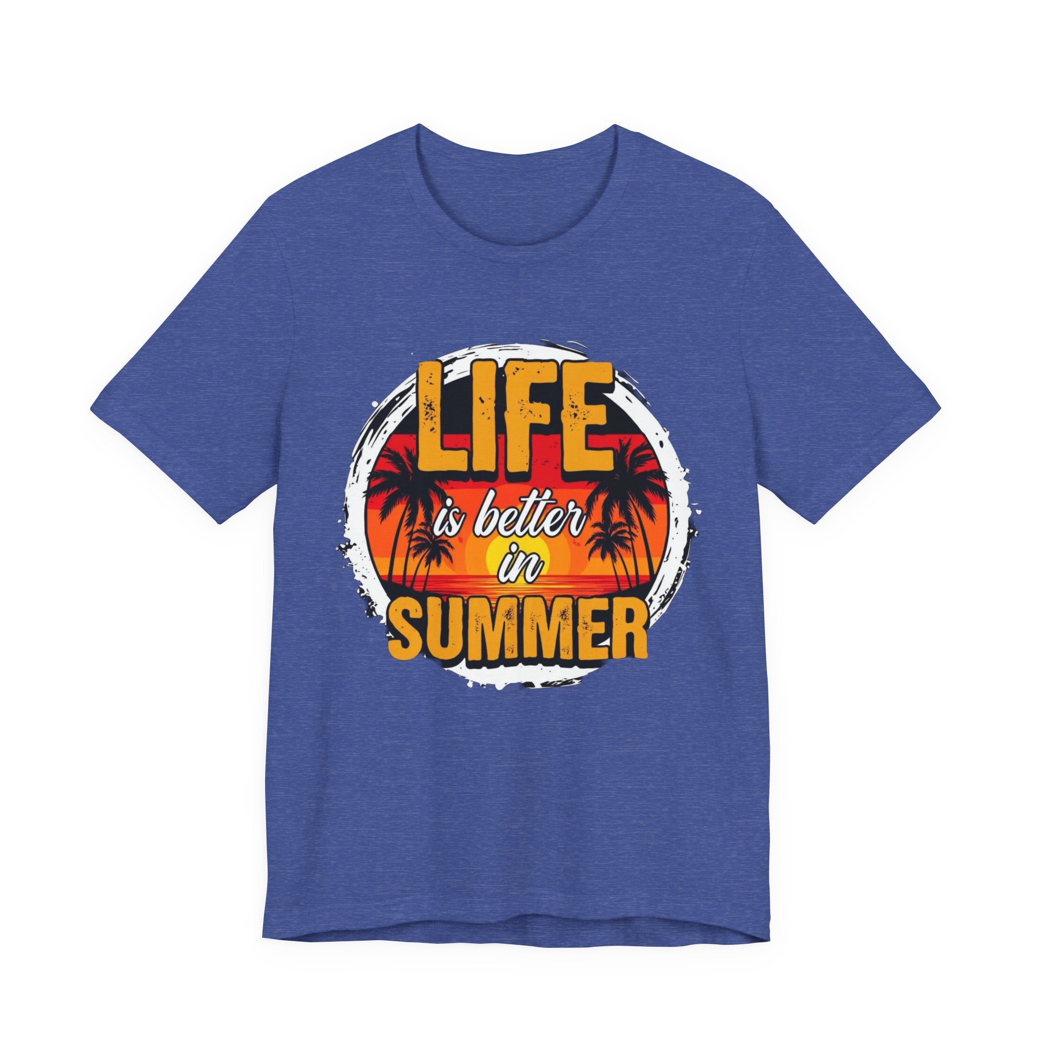 Summer Vibes Tee — "Life Is Better In Summer" Sunset Beach T‑Shirt