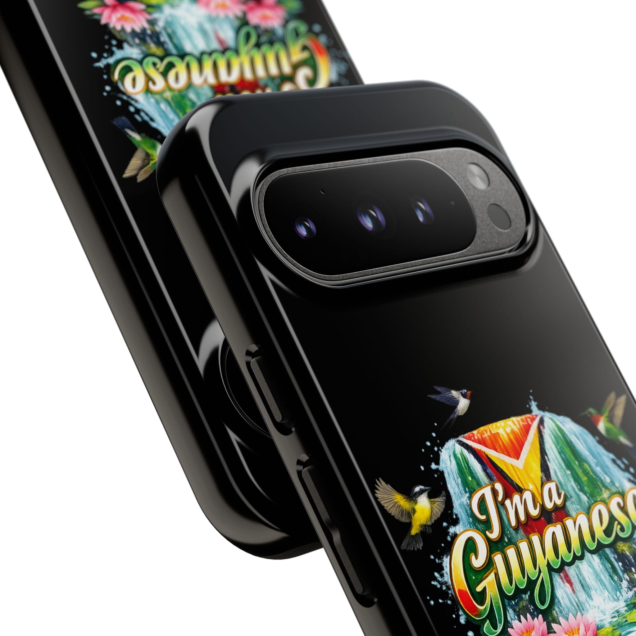 I'm a Guyanese Tough Phone Case — Tropical Waterfall Design, Guyana Pride Gift