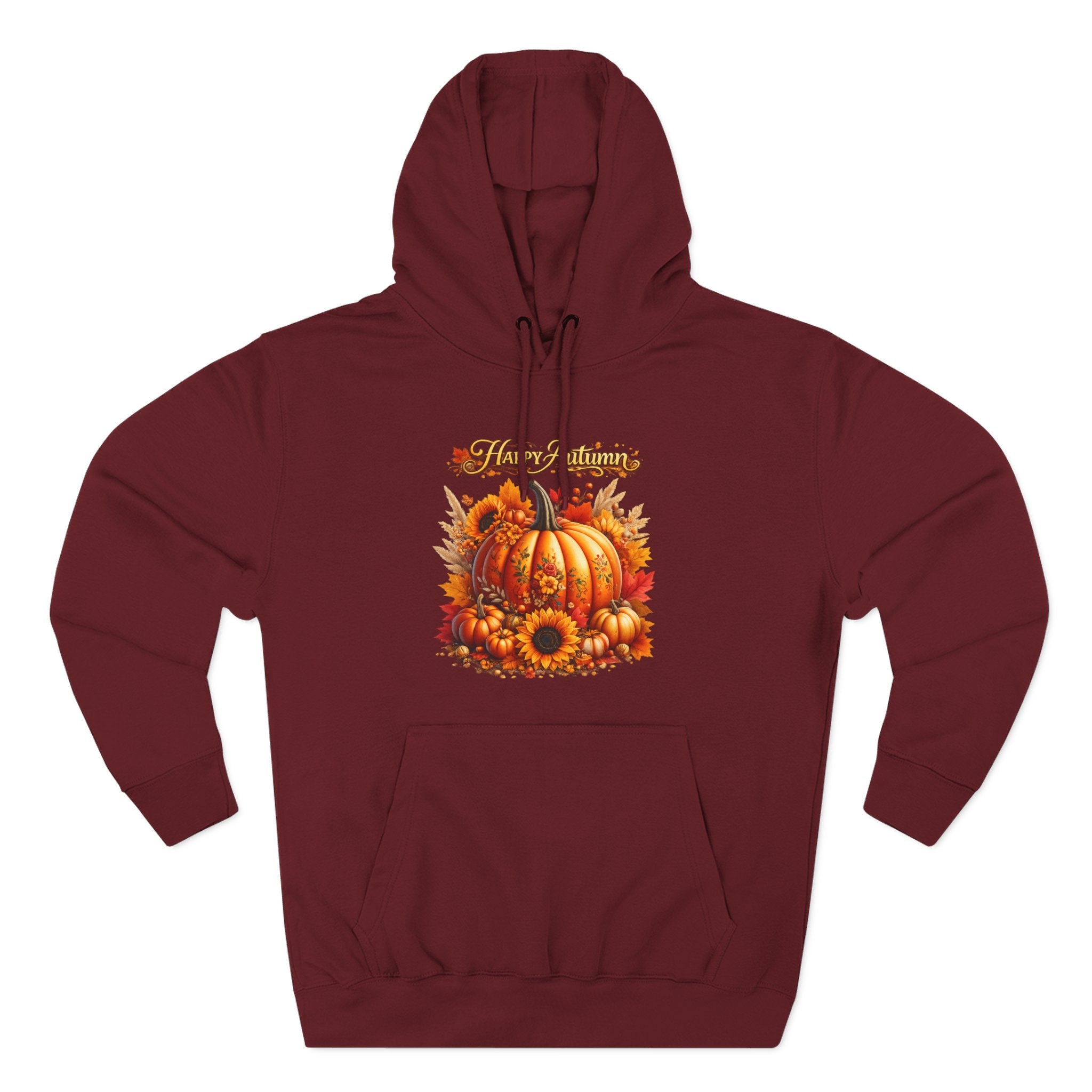 Autumn  - Fall Pumpkin Hoodie - Harvest Sunflower Fall Sweatshirt