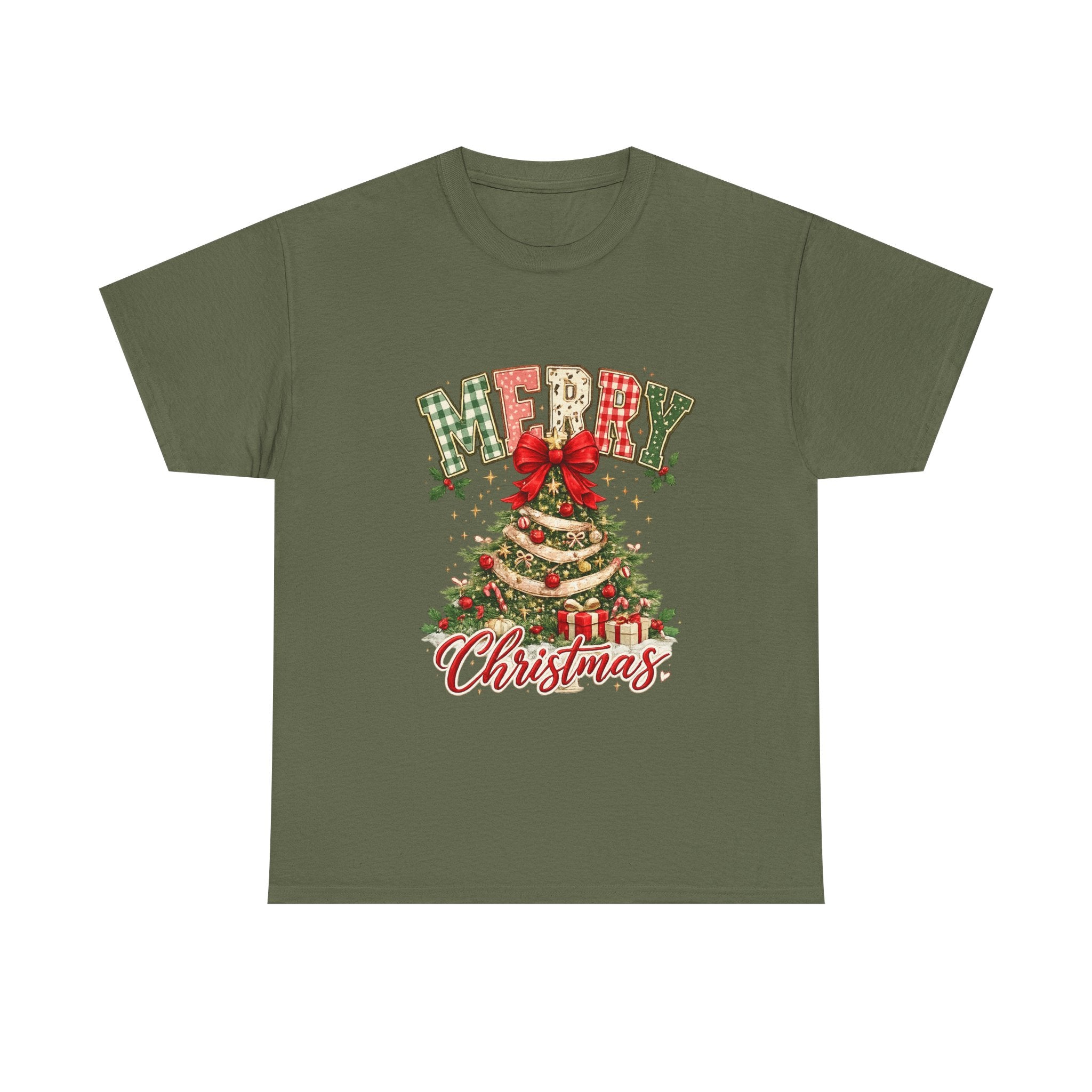 "Merry Christmas" T-Shirts Christmas tree tee