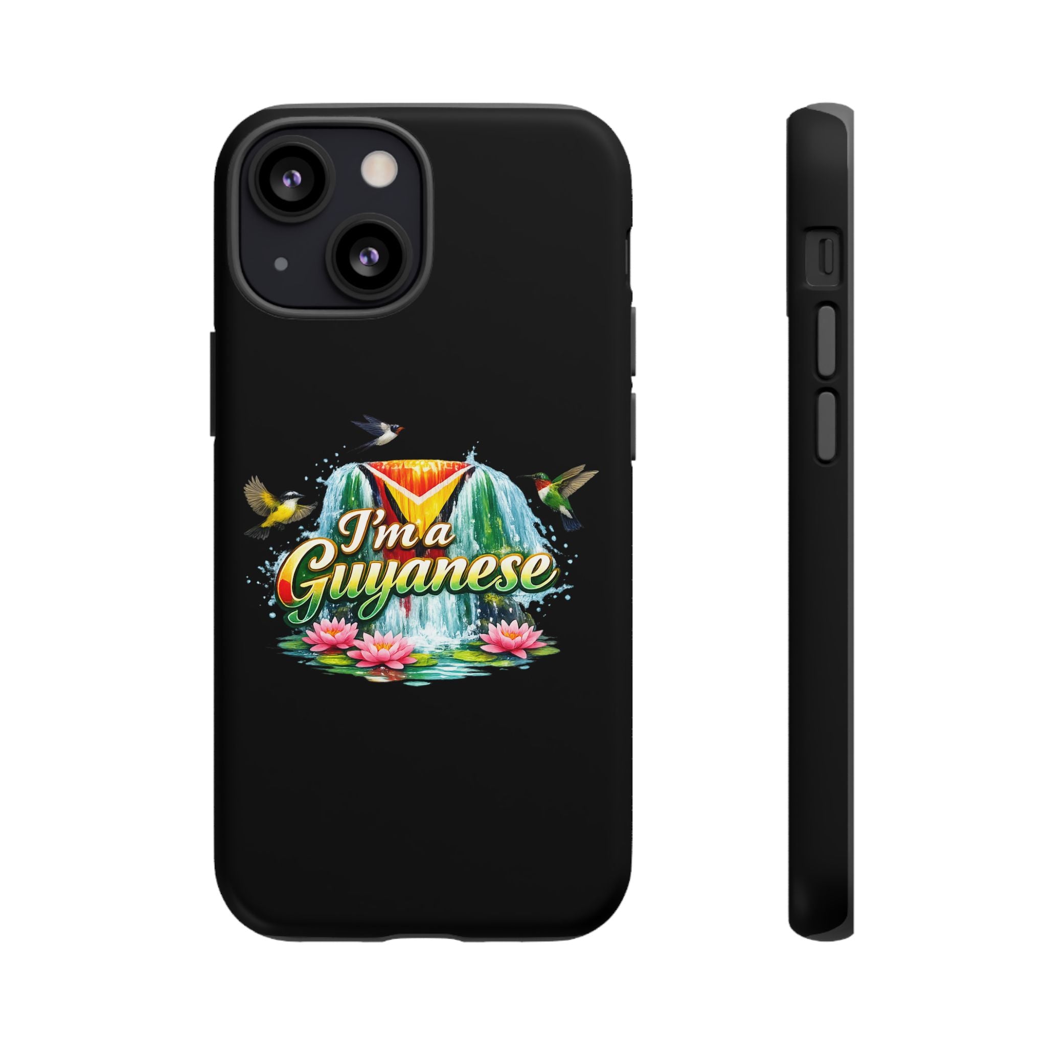 I'm a Guyanese Tough Phone Case — Tropical Waterfall Design, Guyana Pride Gift