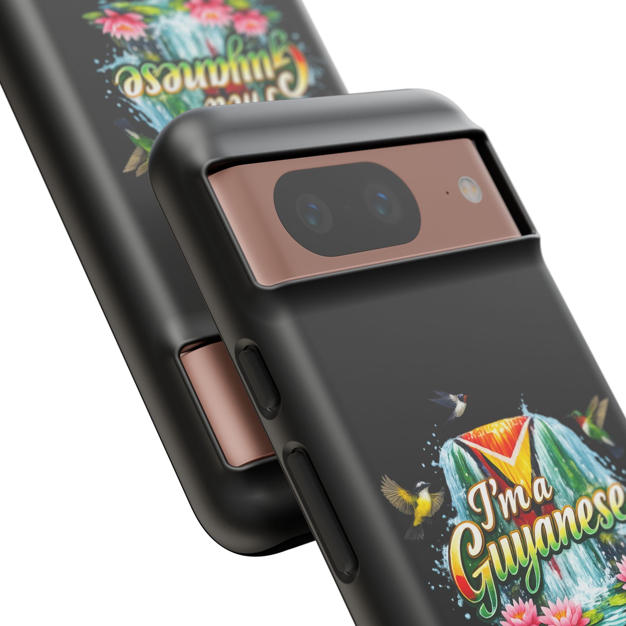 I'm a Guyanese Tough Phone Case — Tropical Waterfall Design, Guyana Pride Gift