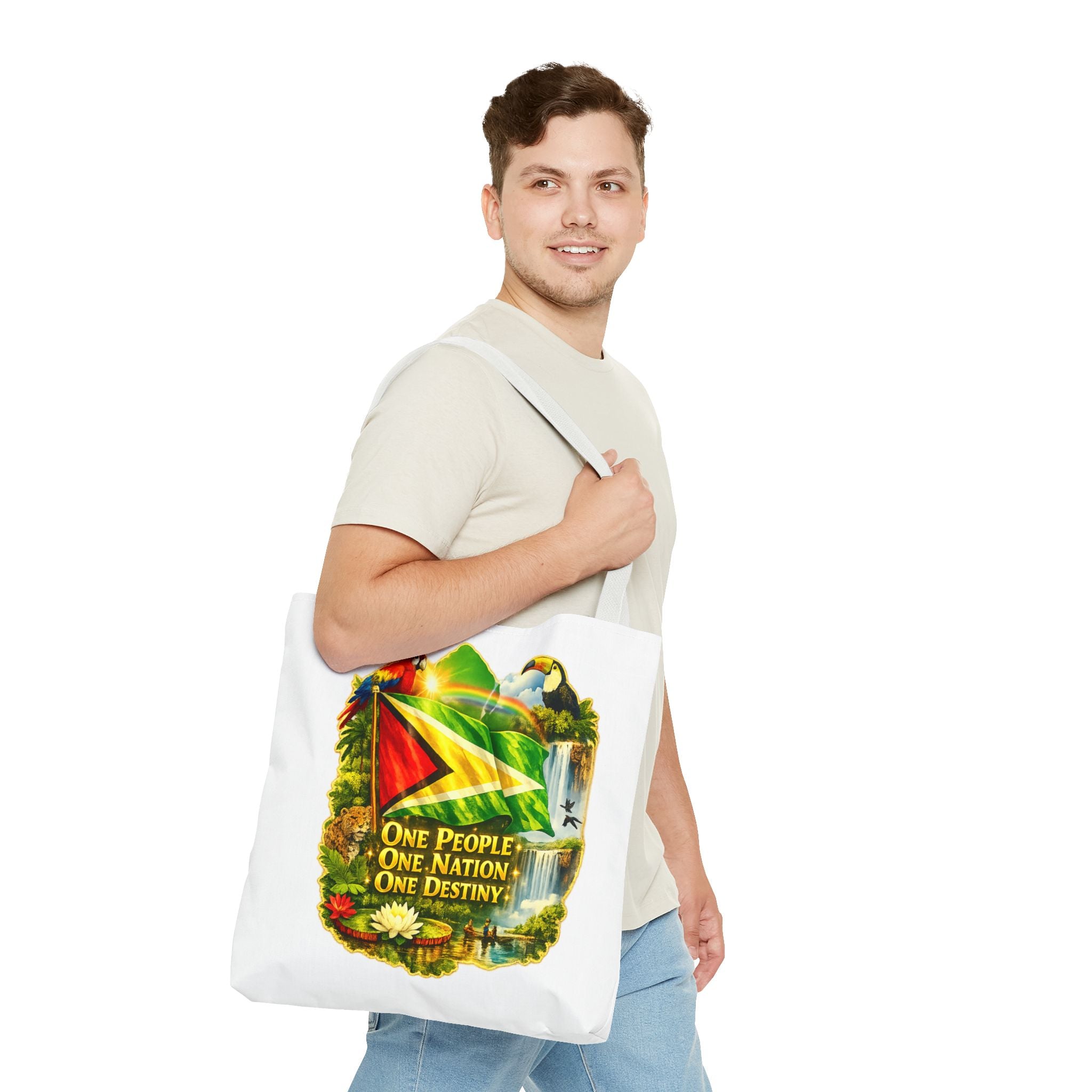 Tote Bag – "One People, One Nation, One Destiny" Eco Tote