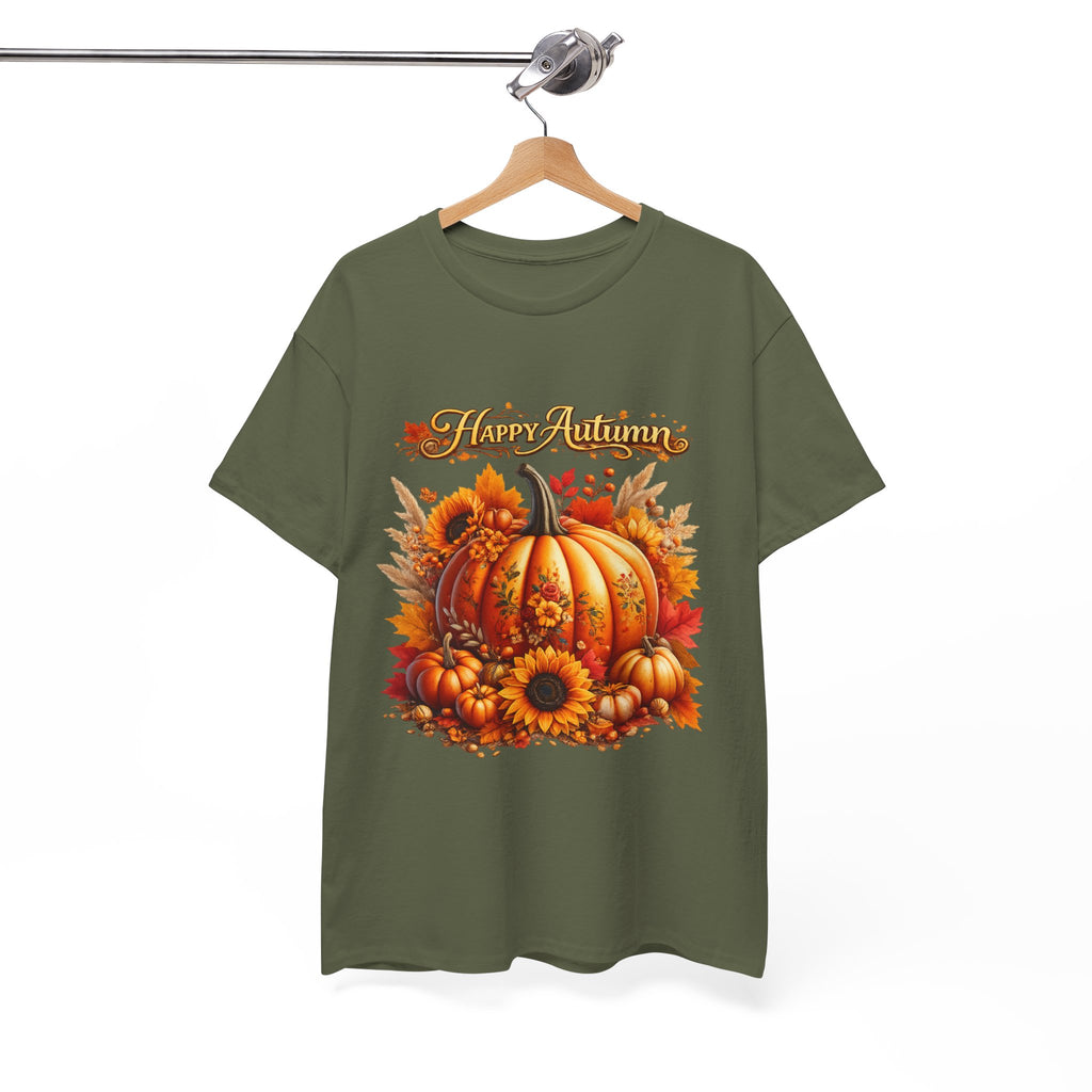 Autumn Pumpkin Tee – "Happy Autumn" Fall Harvest T-Shirt