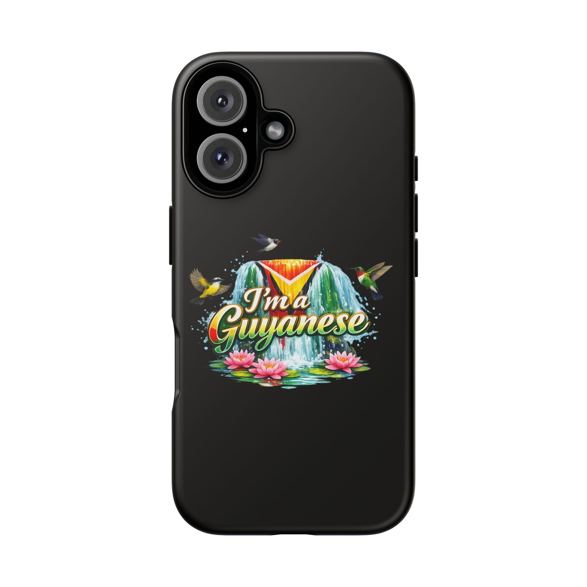 I'm a Guyanese Tough Phone Case — Tropical Waterfall Design, Guyana Pride Gift