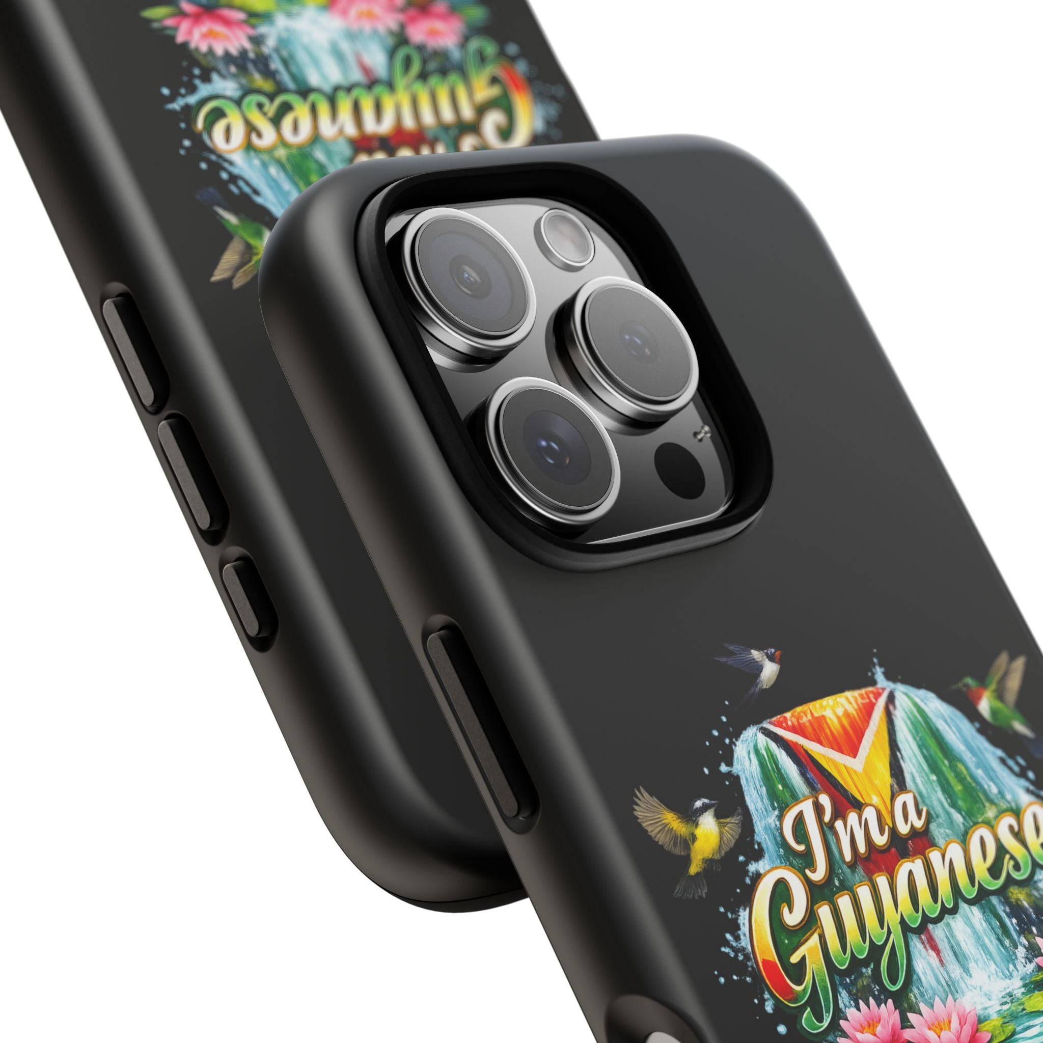 I'm a Guyanese Tough Phone Case — Tropical Waterfall Design, Guyana Pride Gift