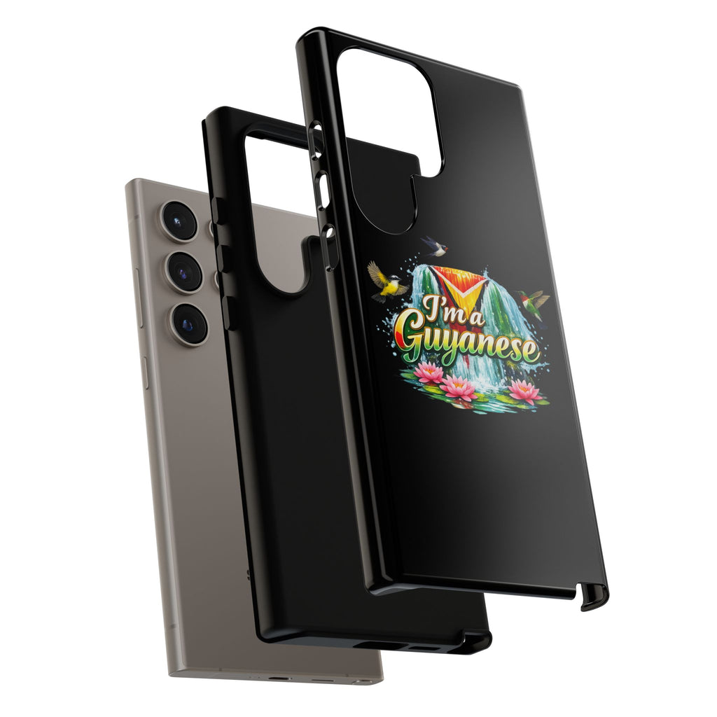 I'm a Guyanese Tough Phone Case — Tropical Waterfall Design, Guyana Pride Gift