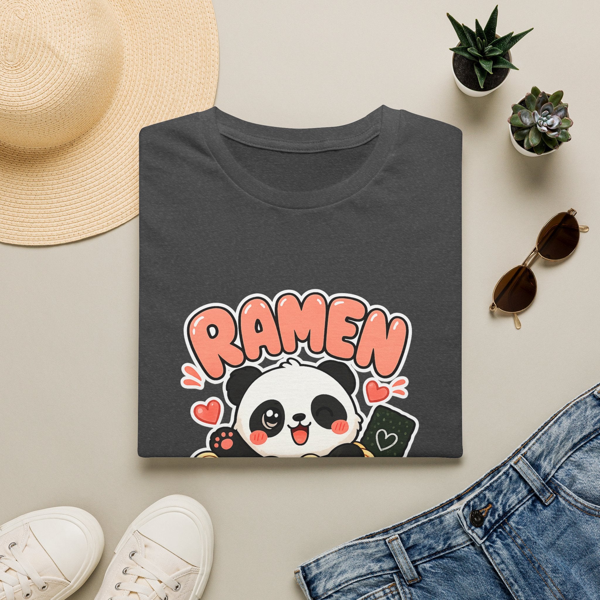Cute Panda Ramen T-Shirt — Kawaii Ramen Bowl Graphic Tee