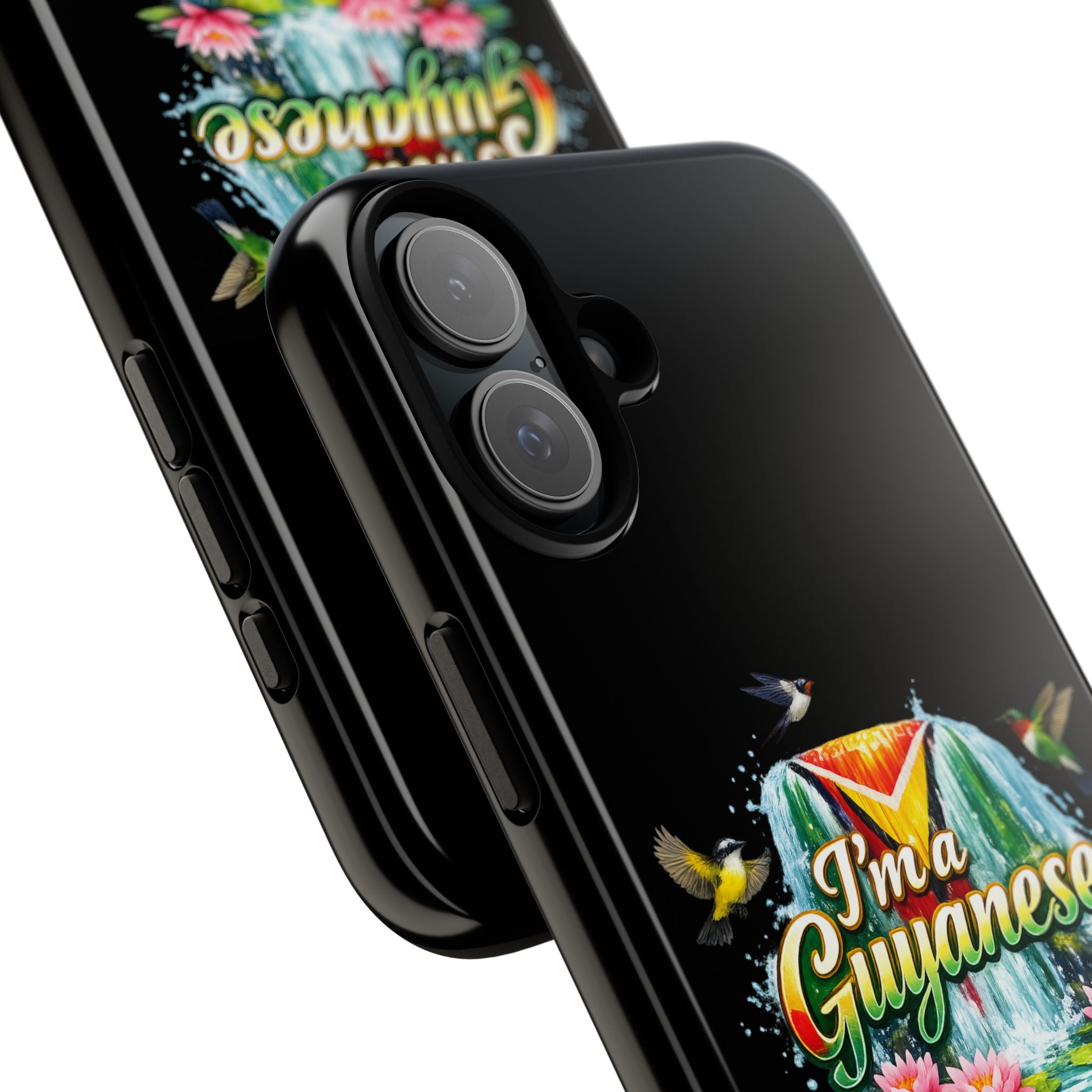 I'm a Guyanese Tough Phone Case — Tropical Waterfall Design, Guyana Pride Gift