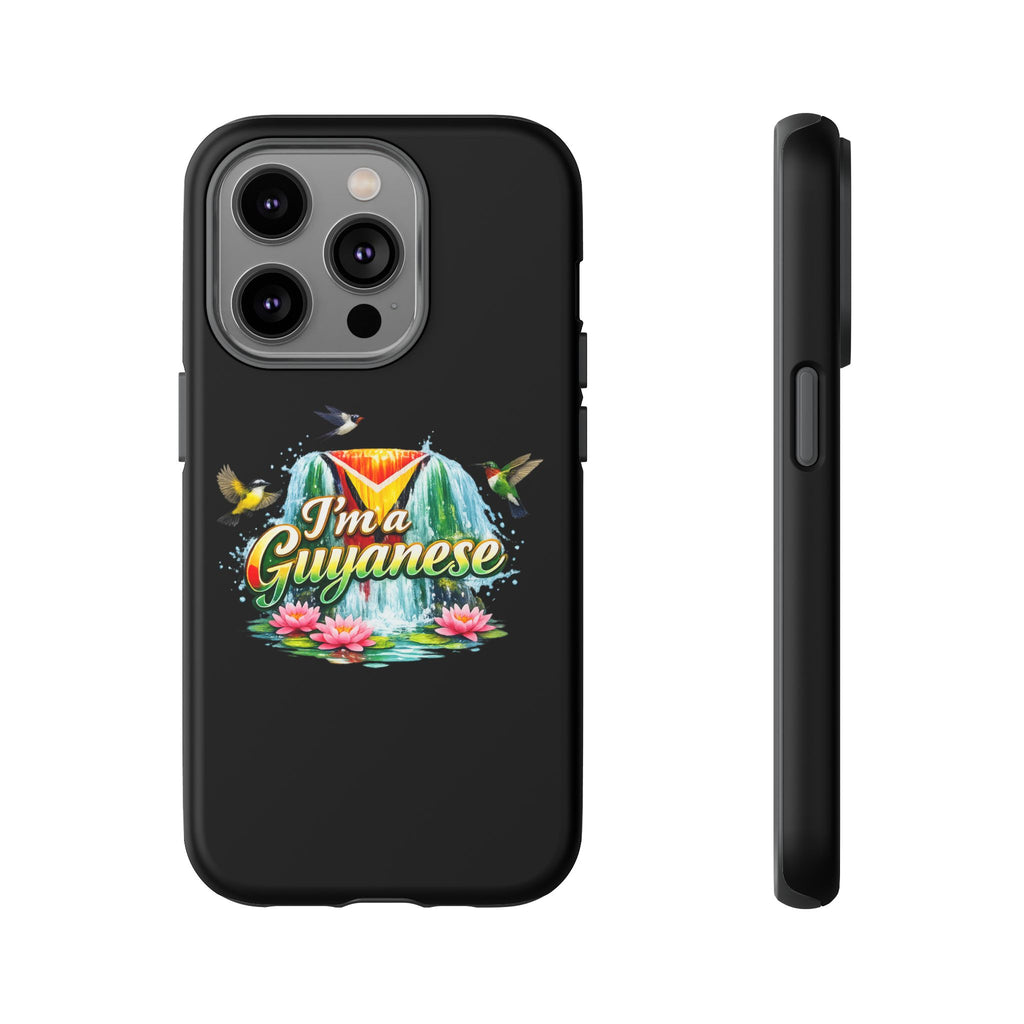 I'm a Guyanese Tough Phone Case — Tropical Waterfall Design, Guyana Pride Gift