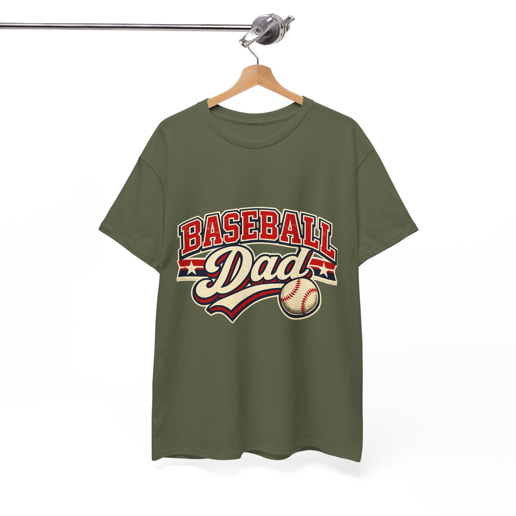 Baseball Dad T-Shirt — Vintage Baseball Dad Tee for Fathers, Father’s Day Gift
