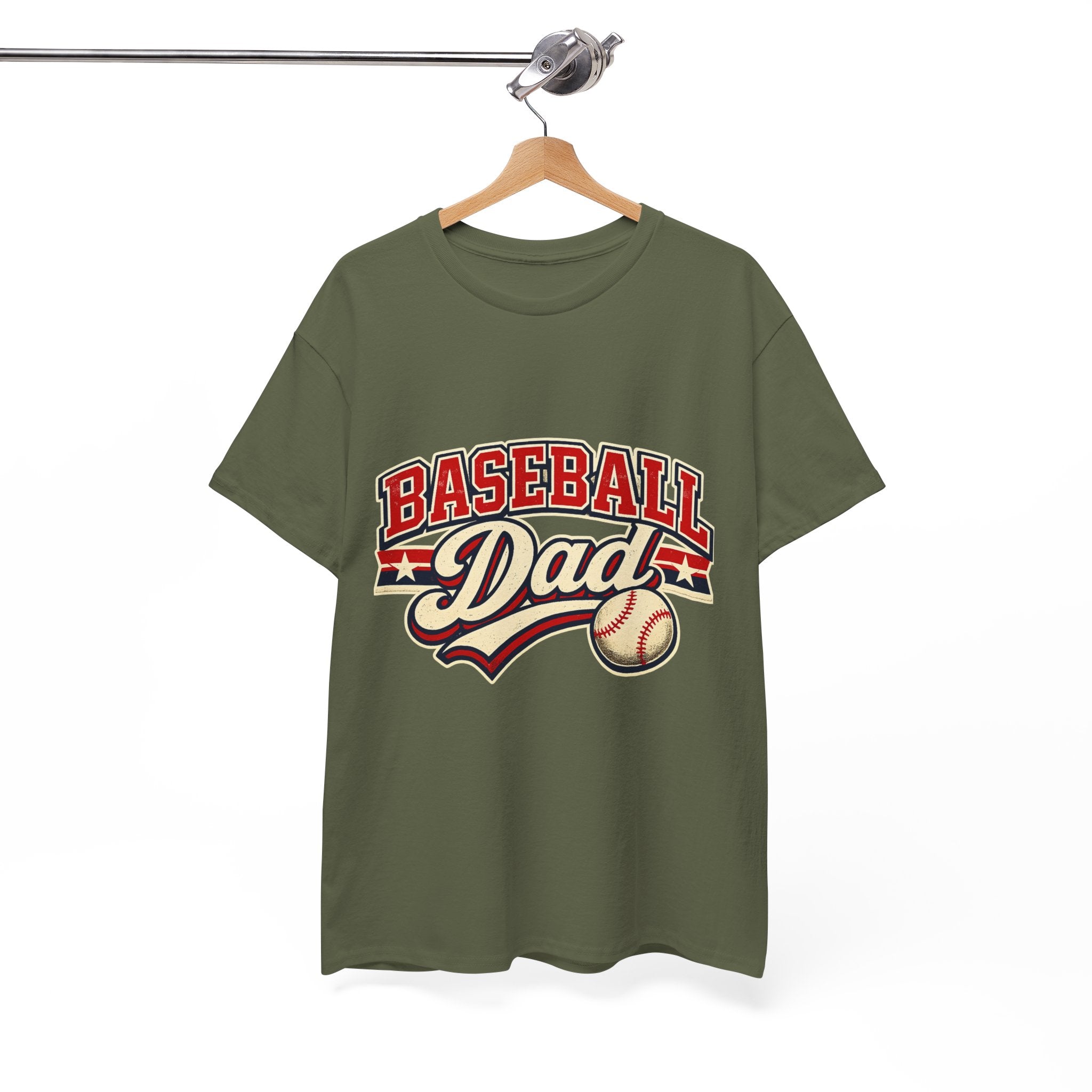 Baseball Dad T-Shirt — Vintage Baseball Dad Tee for Fathers, Father’s Day Gift