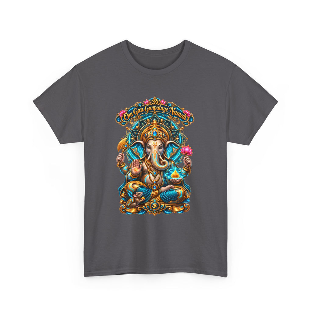 Ganesha Guardian Tee — Colorful Indian Elephant Deity T-Shirt