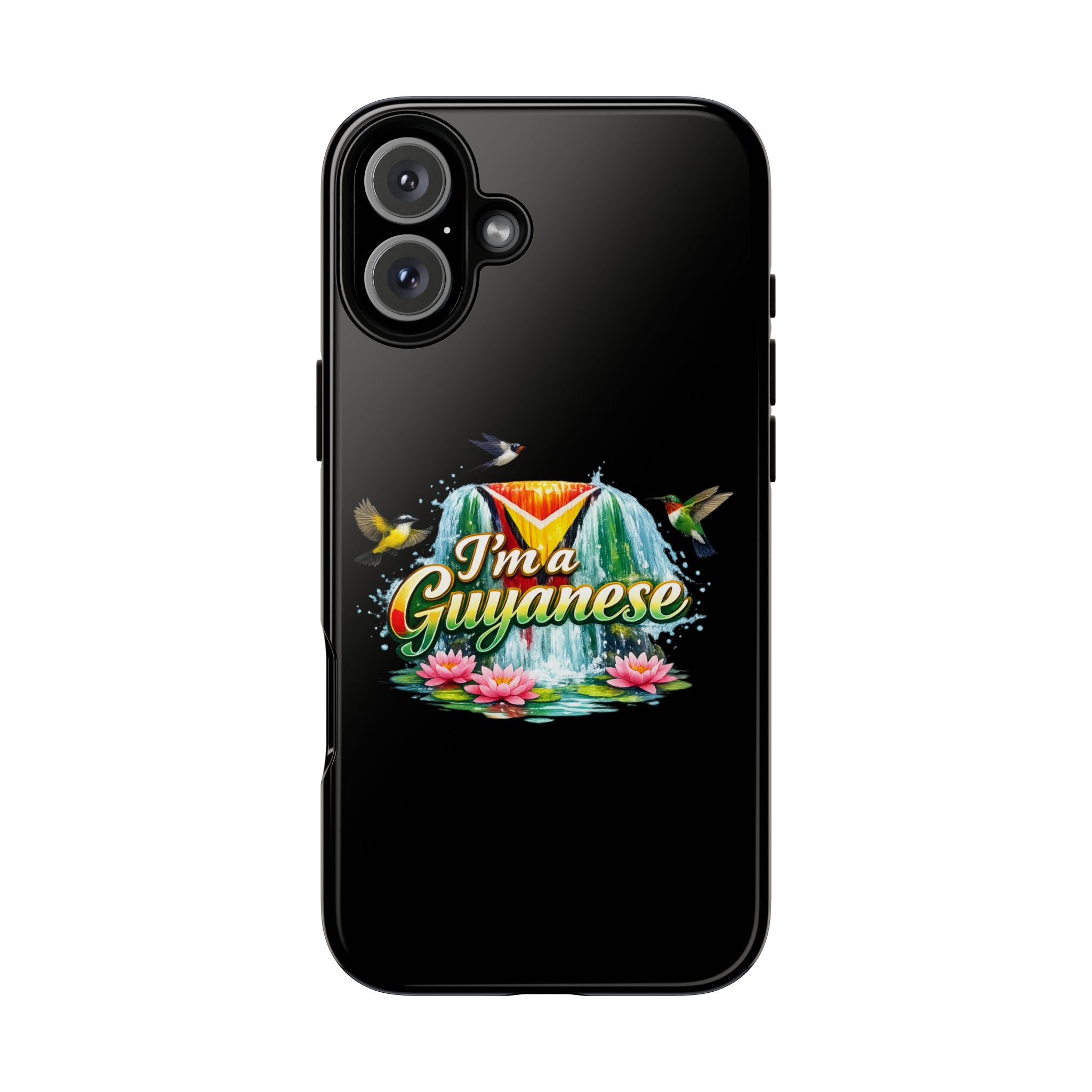 I'm a Guyanese Tough Phone Case — Tropical Waterfall Design, Guyana Pride Gift