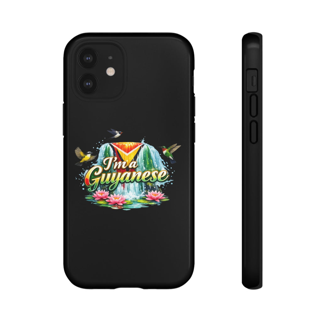 I'm a Guyanese Tough Phone Case — Tropical Waterfall Design, Guyana Pride Gift