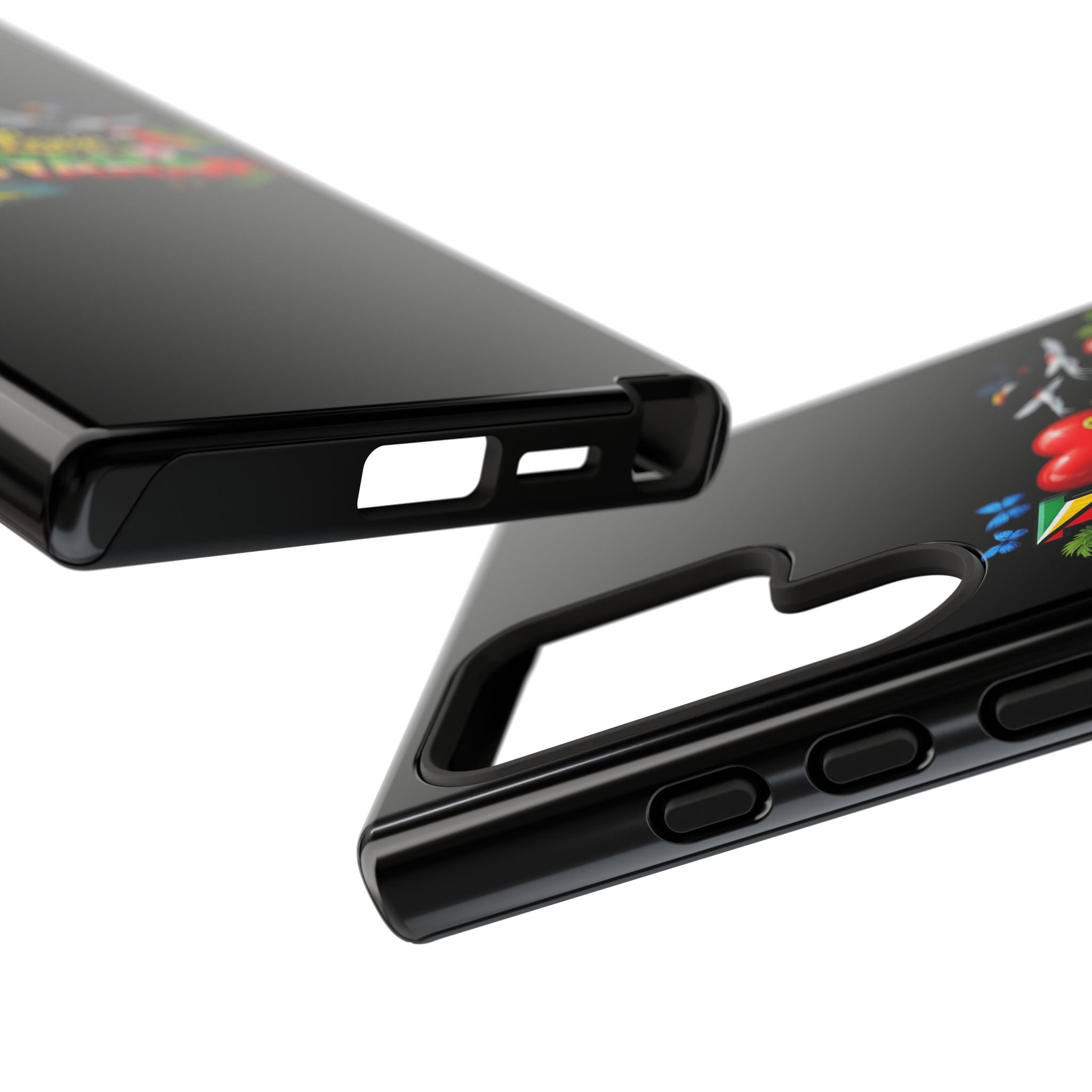 Phone case I Love Guyana Phone Case — Tough Protective Tropical Flag Design