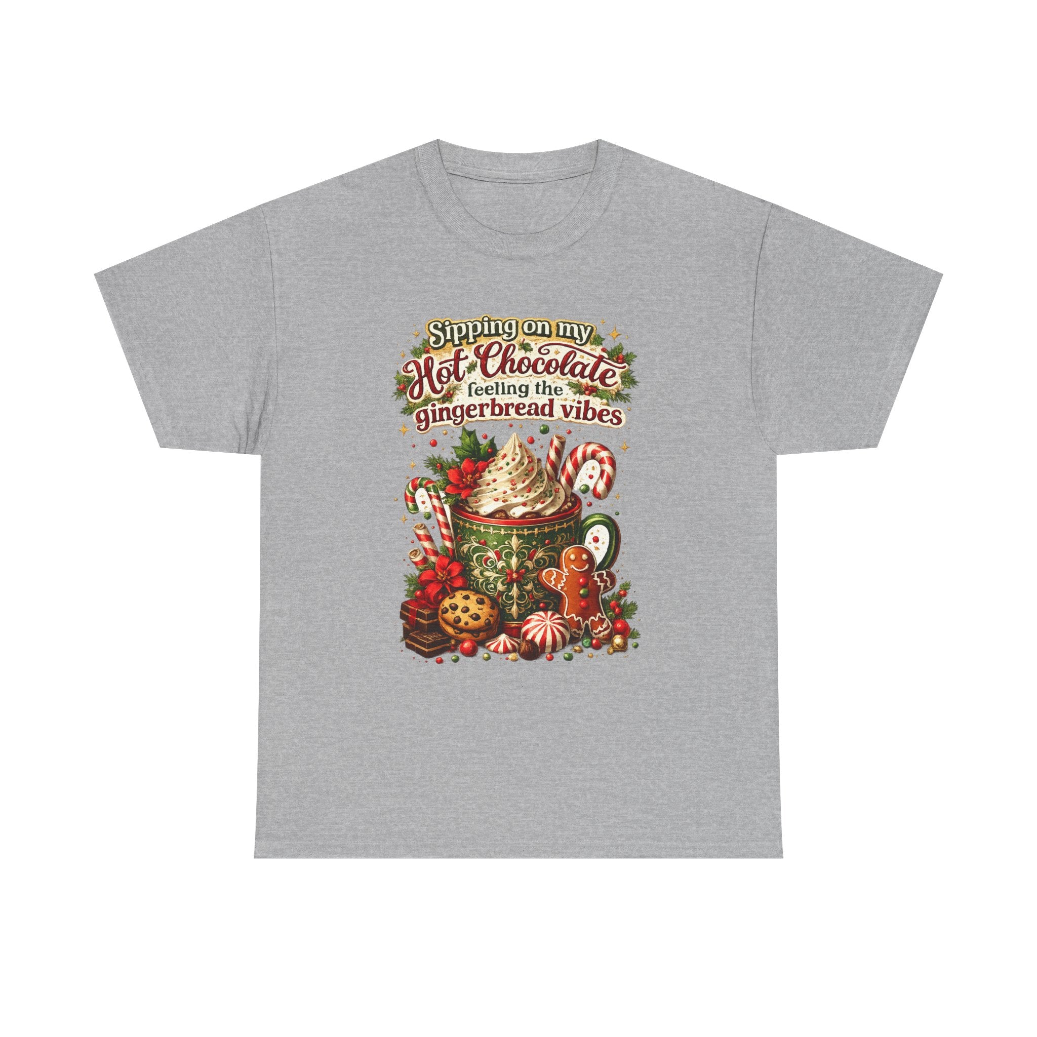 Hot Chocolate & Gingerbread Holiday T-Shirt